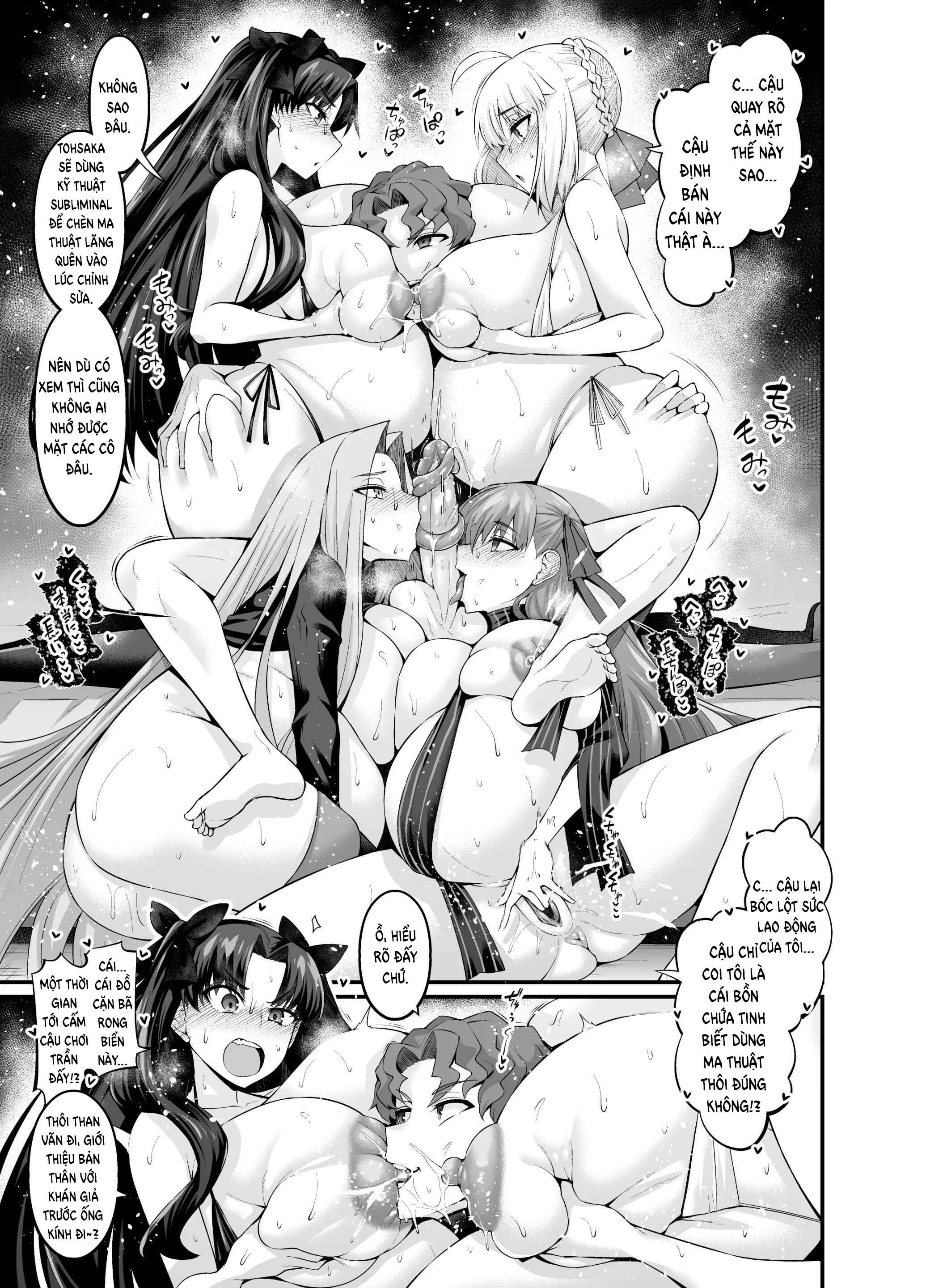 HentaiVN.net - Ảnh 112 - Saoyaku Shinji ga Saber-tachi to Yarimakuru Hon - Full