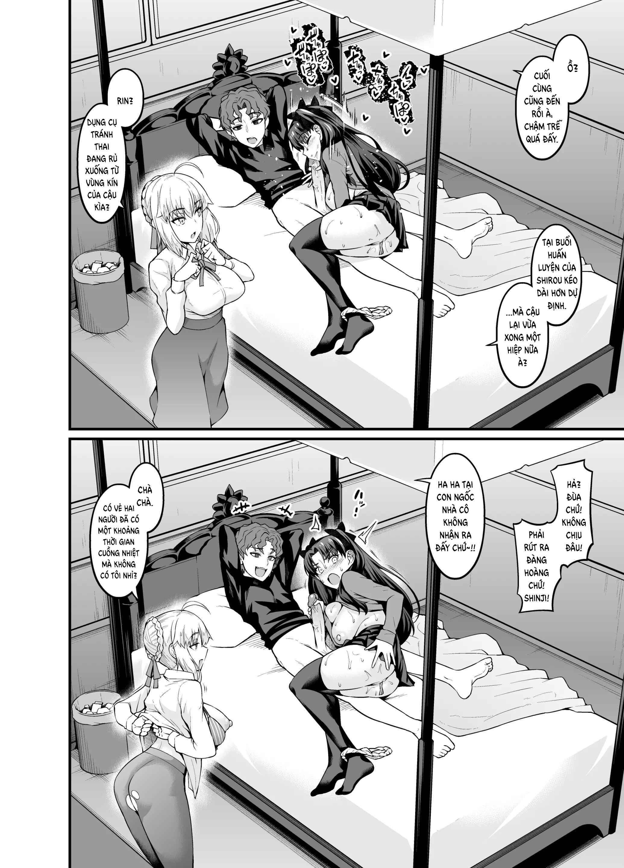 HentaiVN.net - Ảnh 19 - Saoyaku Shinji ga Saber-tachi to Yarimakuru Hon - Full