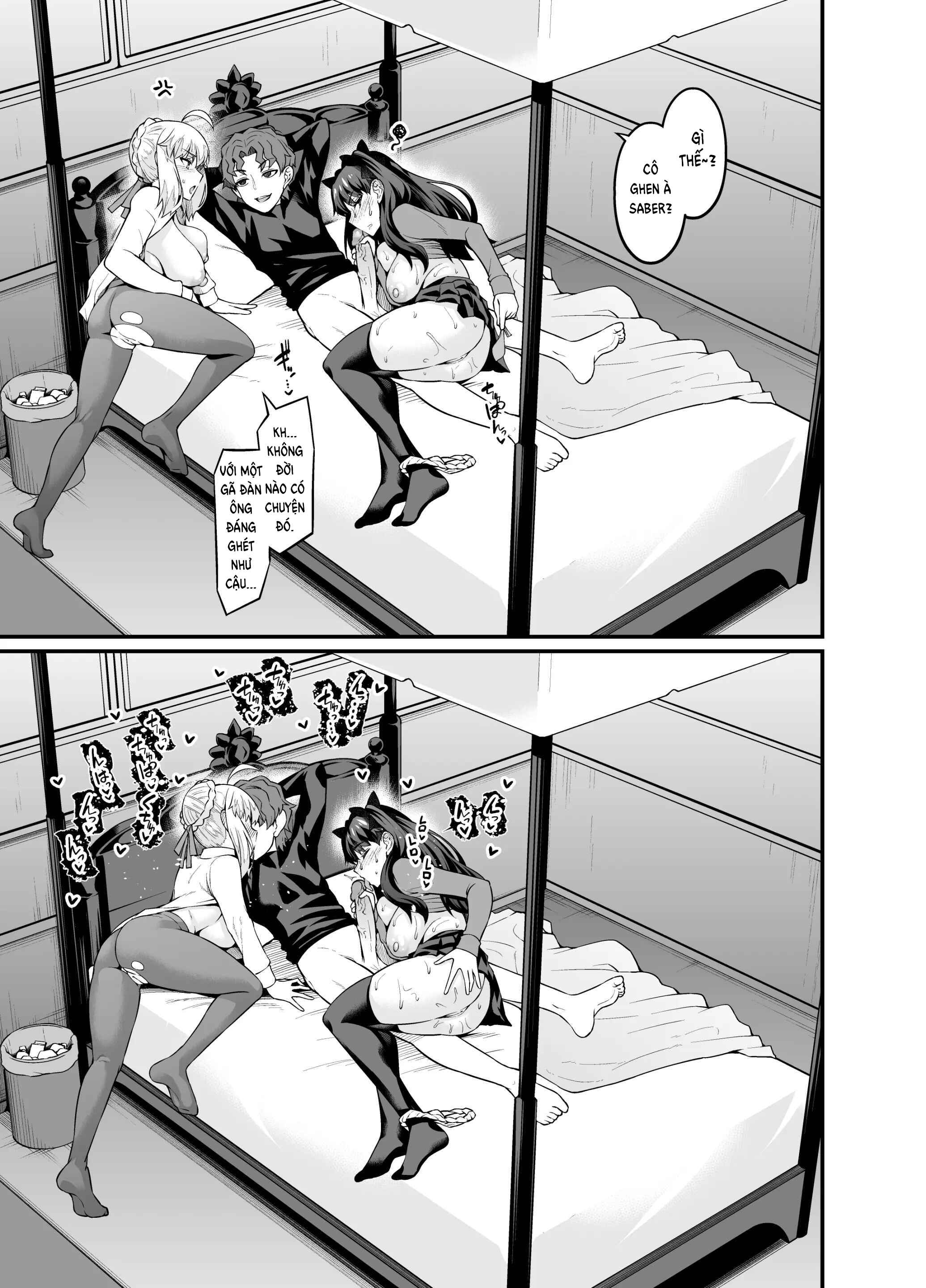 HentaiVN.net - Ảnh 20 - Saoyaku Shinji ga Saber-tachi to Yarimakuru Hon - Full