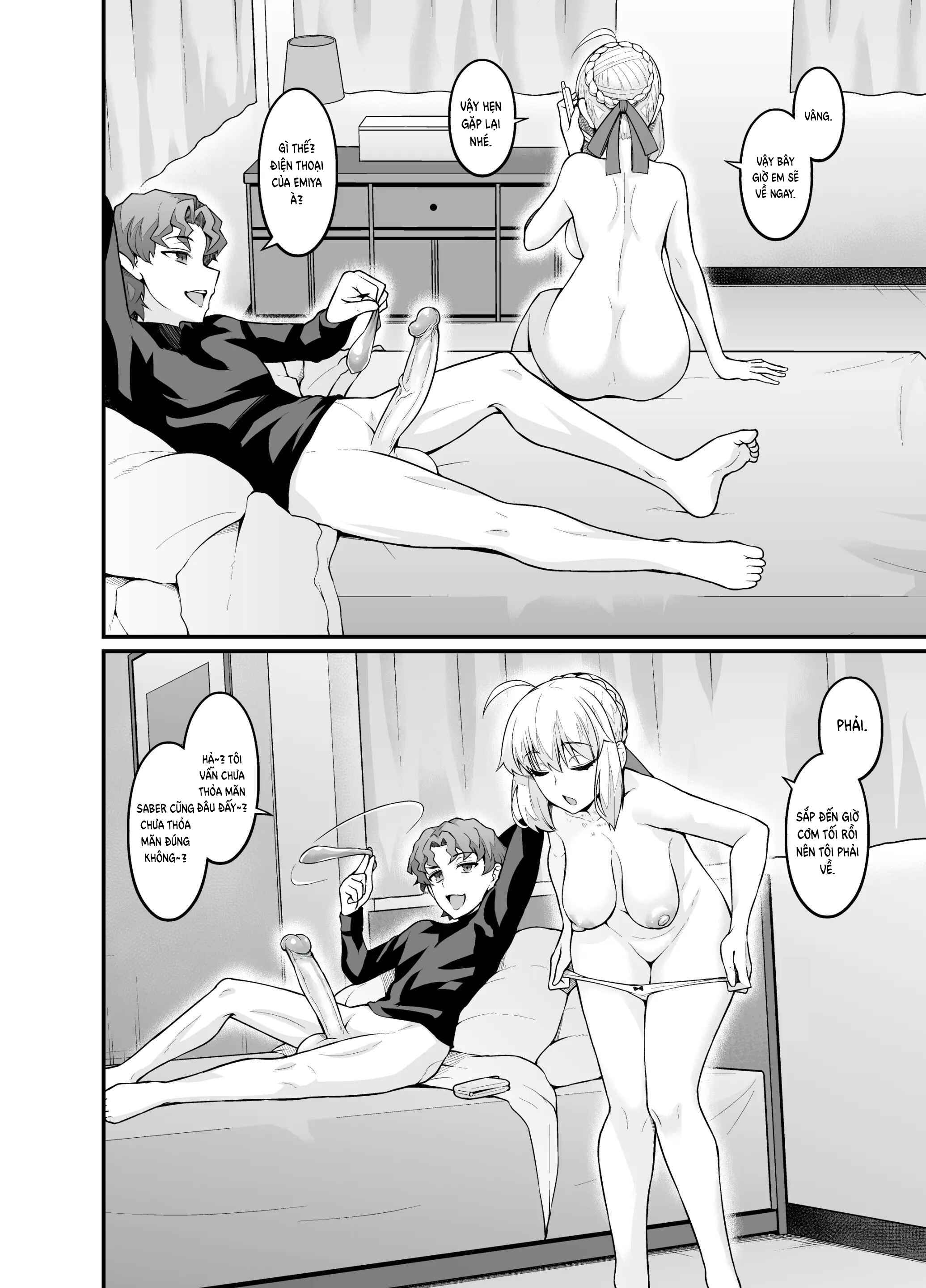 HentaiVN.net - Ảnh 3 - Saoyaku Shinji ga Saber-tachi to Yarimakuru Hon - Full