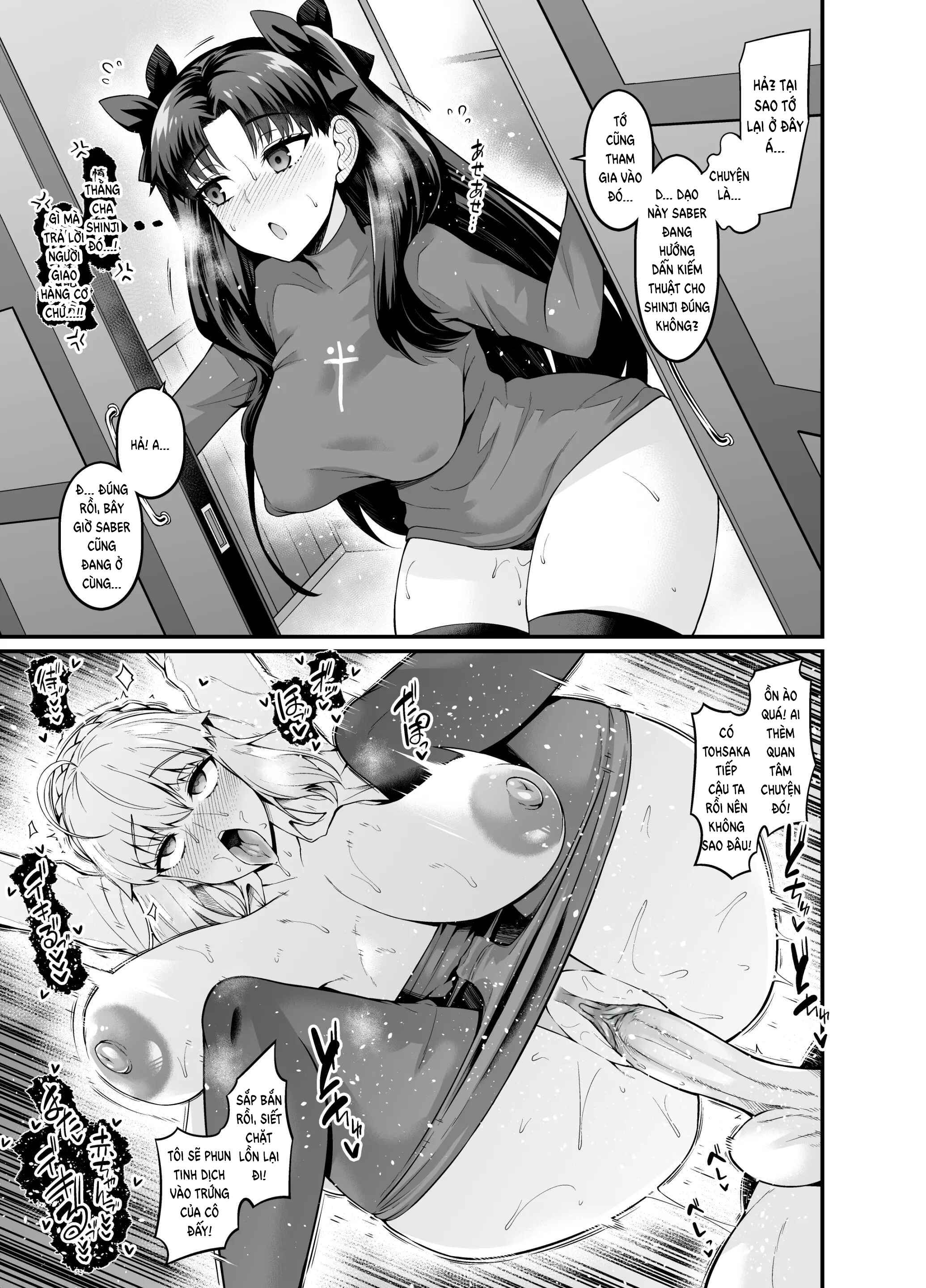 HentaiVN.net - Ảnh 40 - Saoyaku Shinji ga Saber-tachi to Yarimakuru Hon - Full
