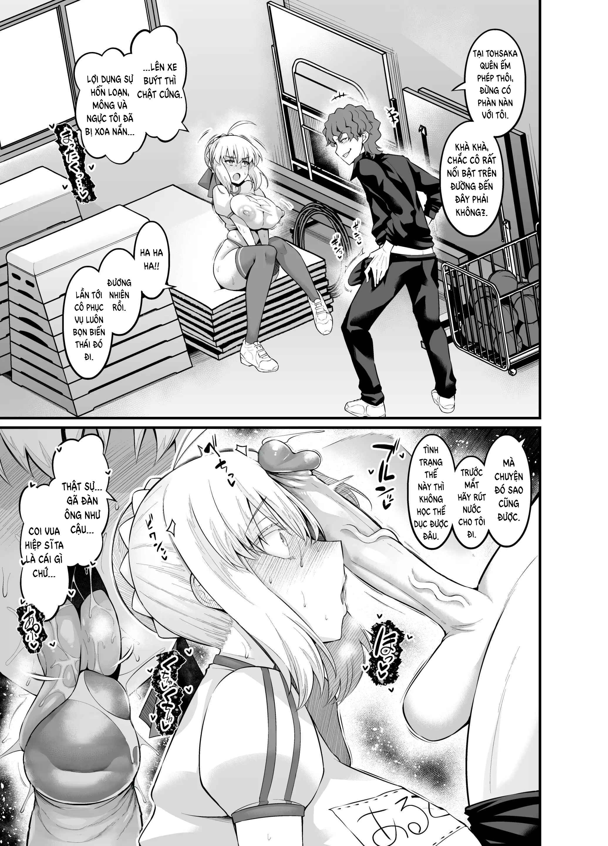 HentaiVN.net - Ảnh 64 - Saoyaku Shinji ga Saber-tachi to Yarimakuru Hon - Full
