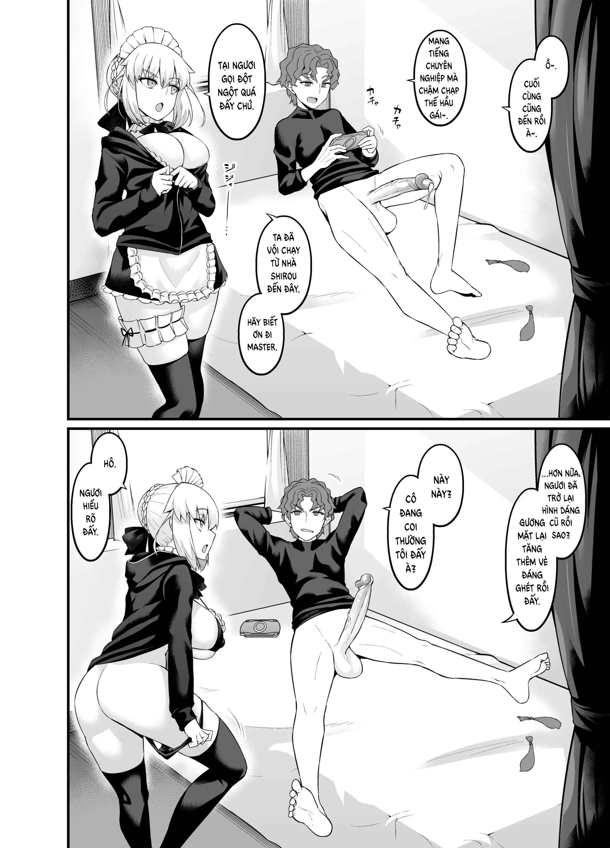 HentaiVN.net - Ảnh 91 - Saoyaku Shinji ga Saber-tachi to Yarimakuru Hon - Full