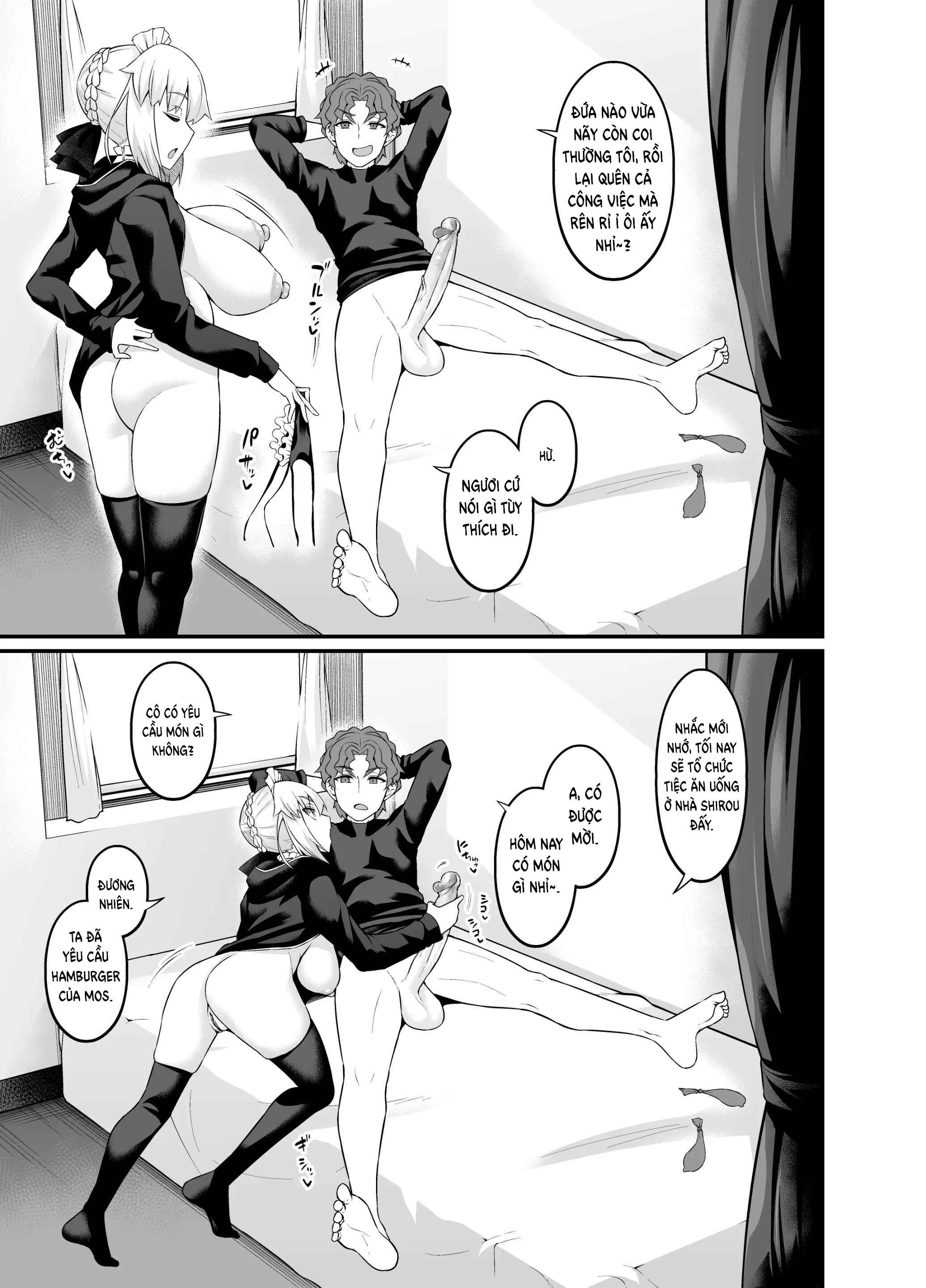 HentaiVN.net - Ảnh 92 - Saoyaku Shinji ga Saber-tachi to Yarimakuru Hon - Full