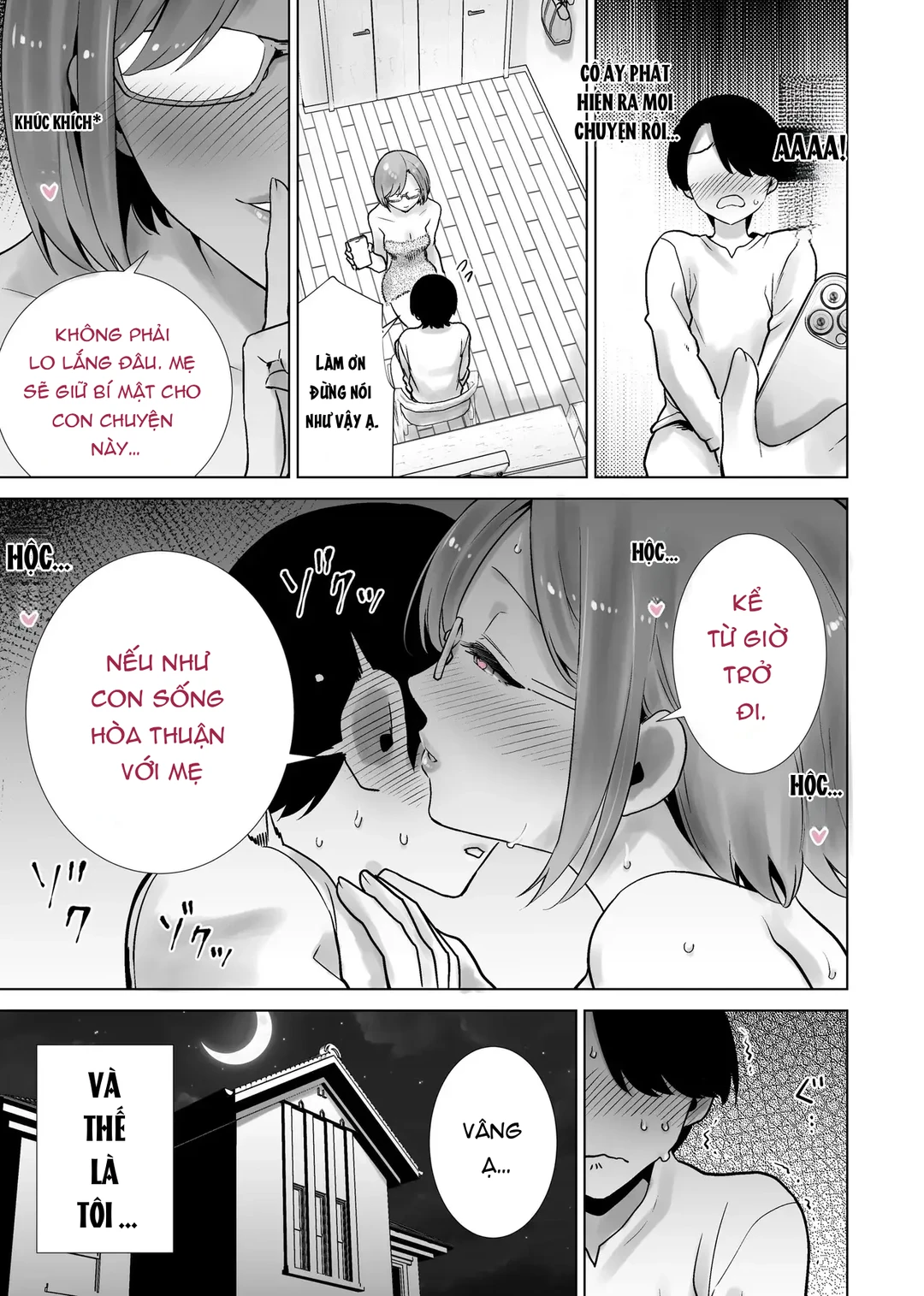 HentaiVN.net - Ảnh 11 - Tôi là đồ chơi của mẹ kế - Oneshot