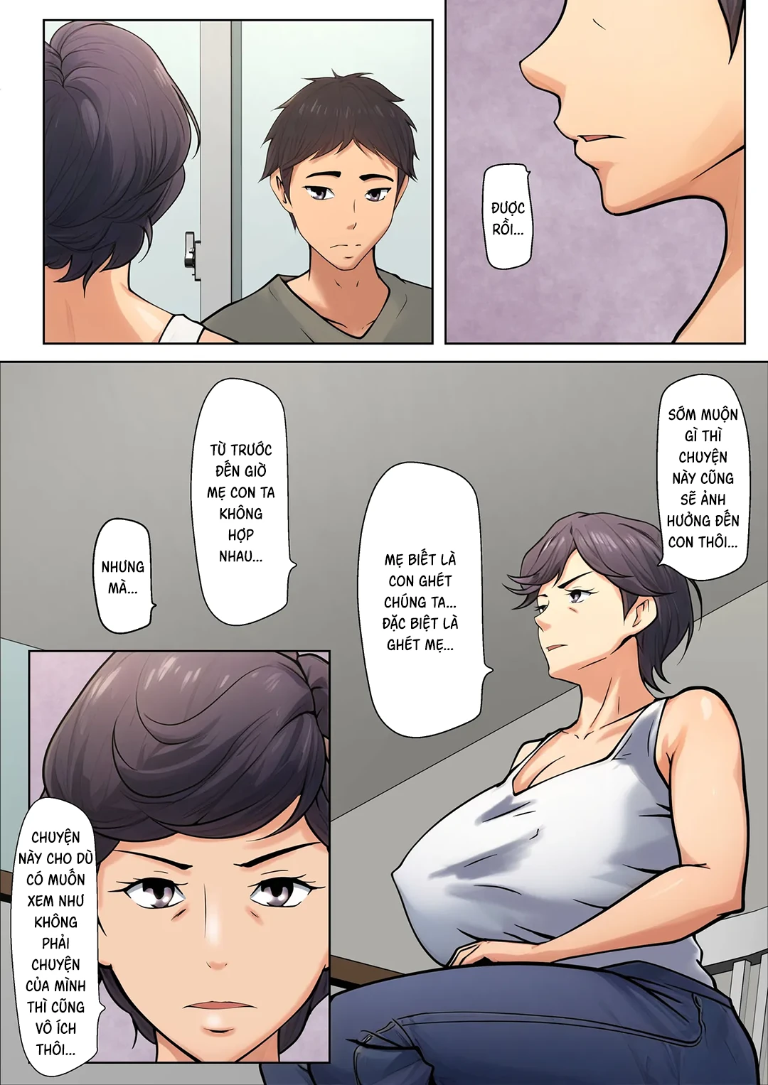 HentaiVN.net - Ảnh 11 - Không có lựa chọn nào ngoài làm tình với mẹ - Ch. 1