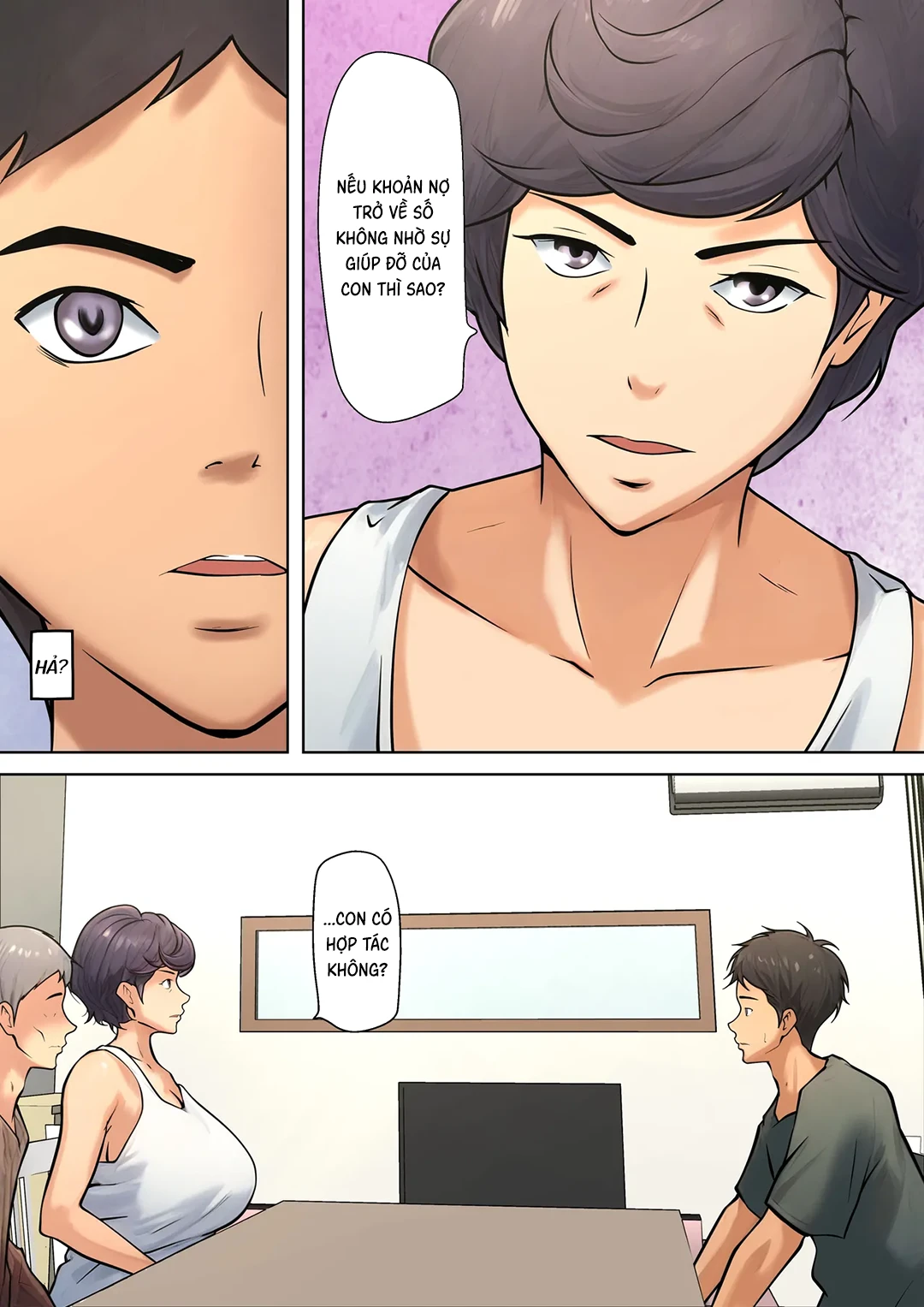 HentaiVN.net - Ảnh 15 - Không có lựa chọn nào ngoài làm tình với mẹ - Ch. 1