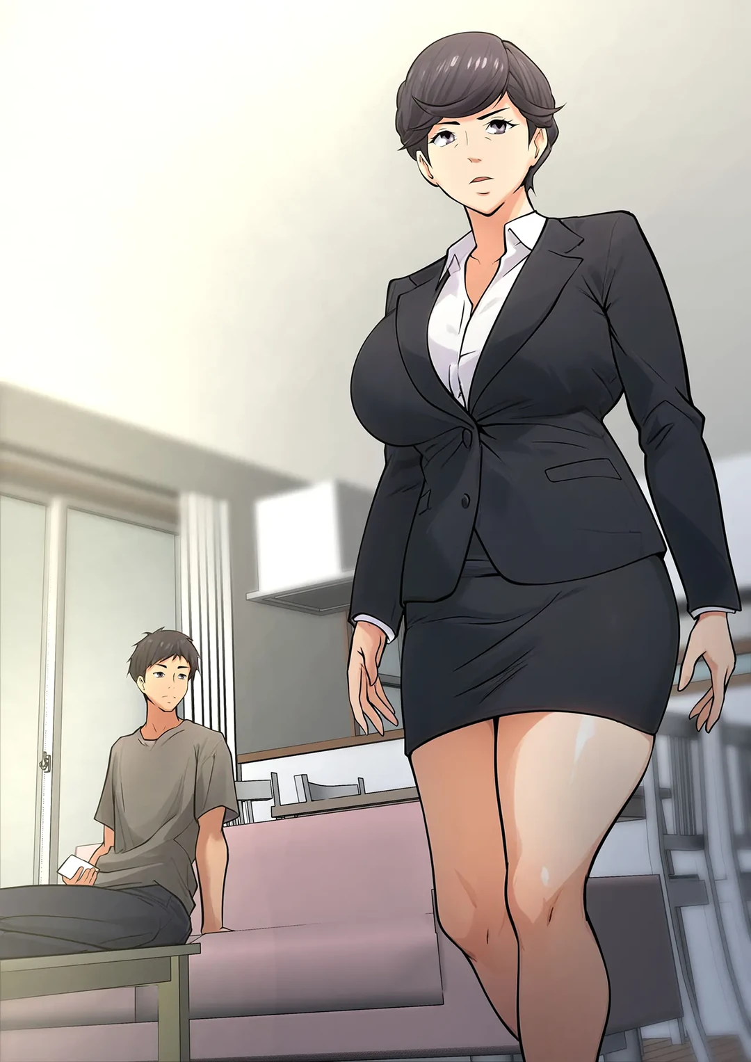 HentaiVN.net - Ảnh 25 - Không có lựa chọn nào ngoài làm tình với mẹ - Ch. 1