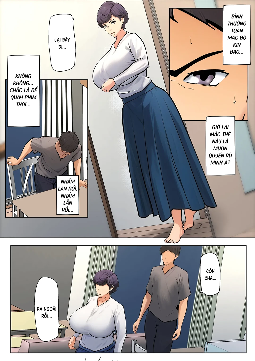HentaiVN.net - Ảnh 31 - Không có lựa chọn nào ngoài làm tình với mẹ - Ch. 1