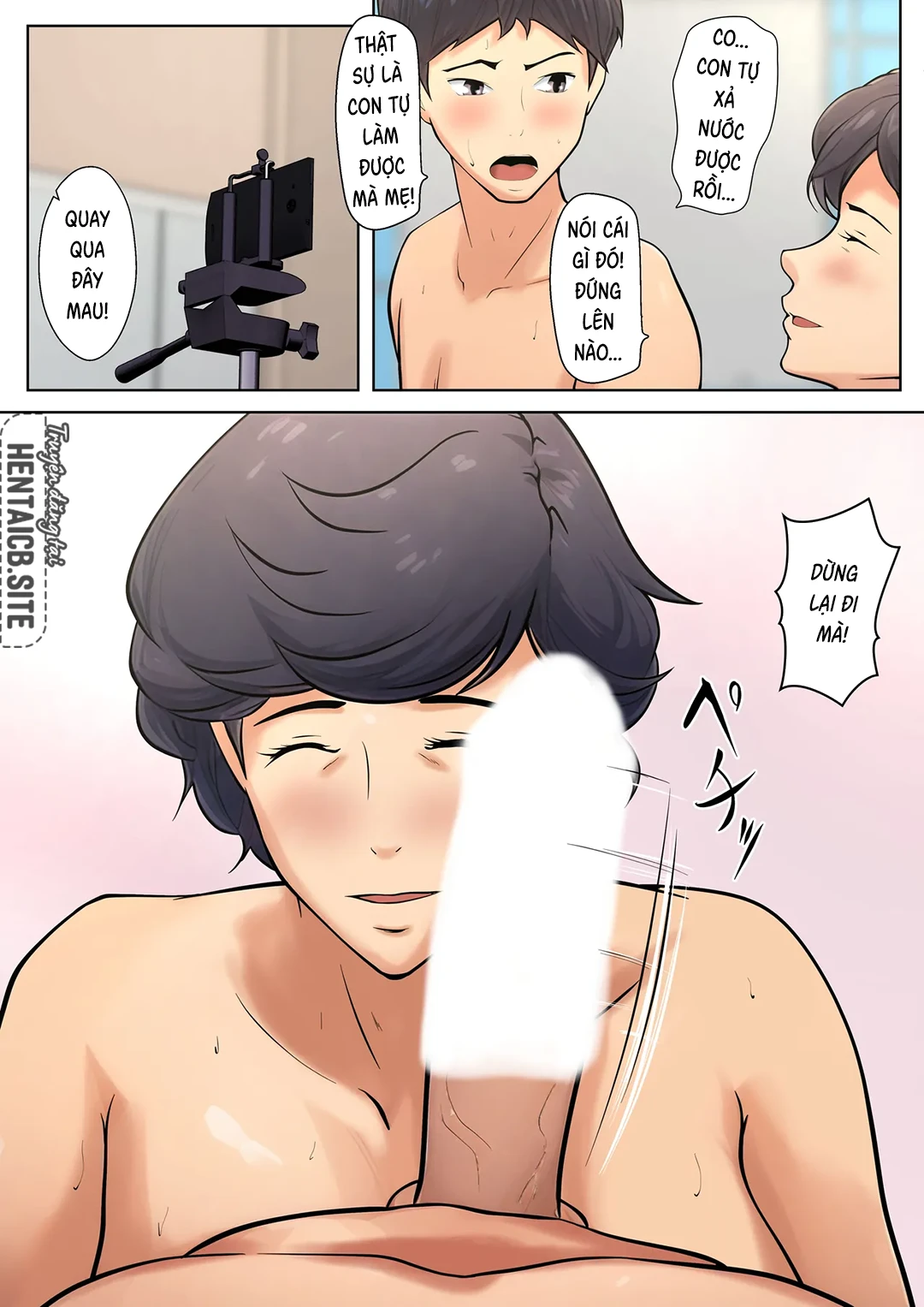 HentaiVN.net - Ảnh 45 - Không có lựa chọn nào ngoài làm tình với mẹ - Ch. 1