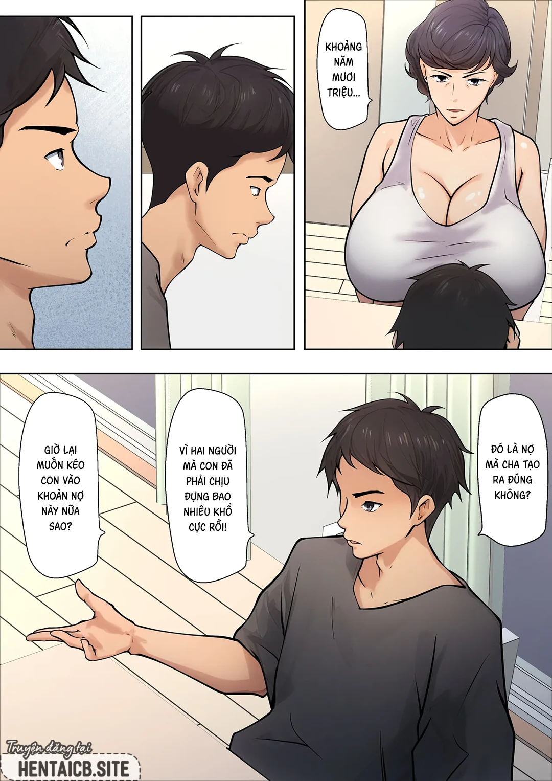 HentaiVN.net - Ảnh 9 - Không có lựa chọn nào ngoài làm tình với mẹ - Ch. 1