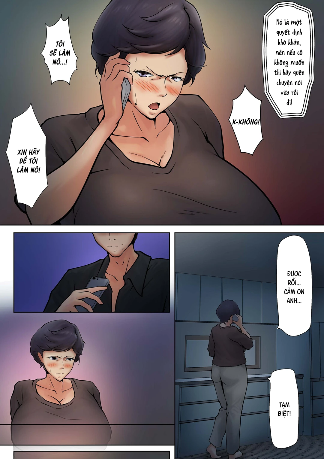 HentaiVN.net - Ảnh 4 - Không có lựa chọn nào ngoài làm tình với mẹ - Ch. 7