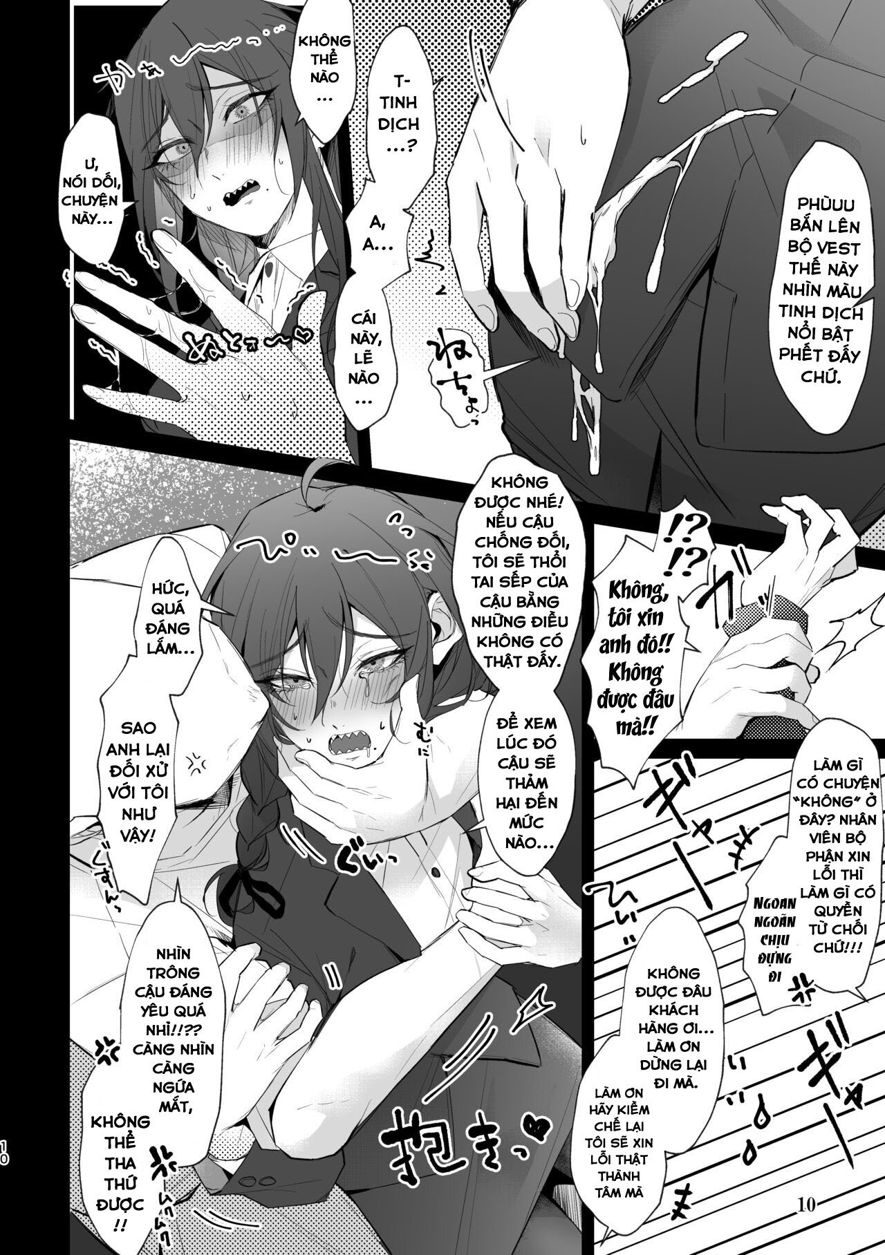 HentaiVN.net - Ảnh 10 - Dogeza & Shikkin & Soku Hame. Shutchou Shazai Gakari Ayase Mayoi no Unmei wa - Oneshot