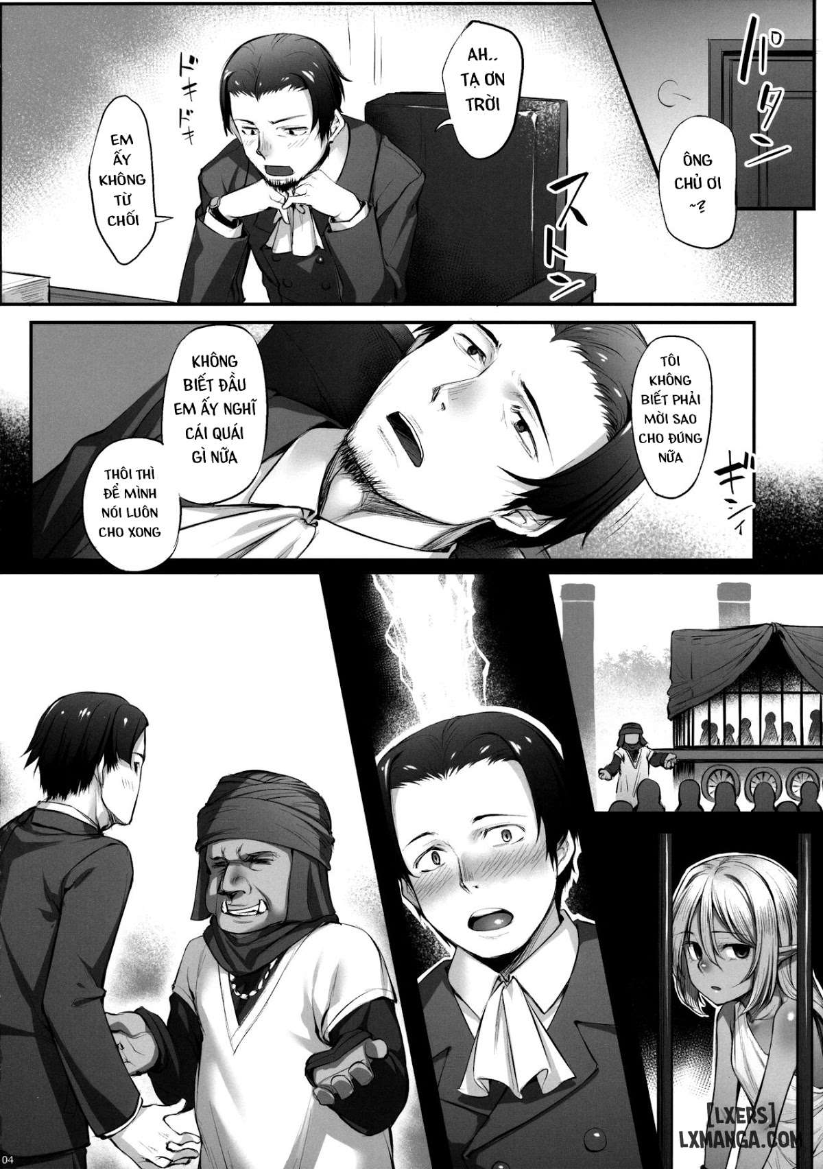 HentaiVN.net - Ảnh 5 - Cuộc Sống Với Cô Hầu Elf [Maid-san to no Seikatsu] - Oneshot