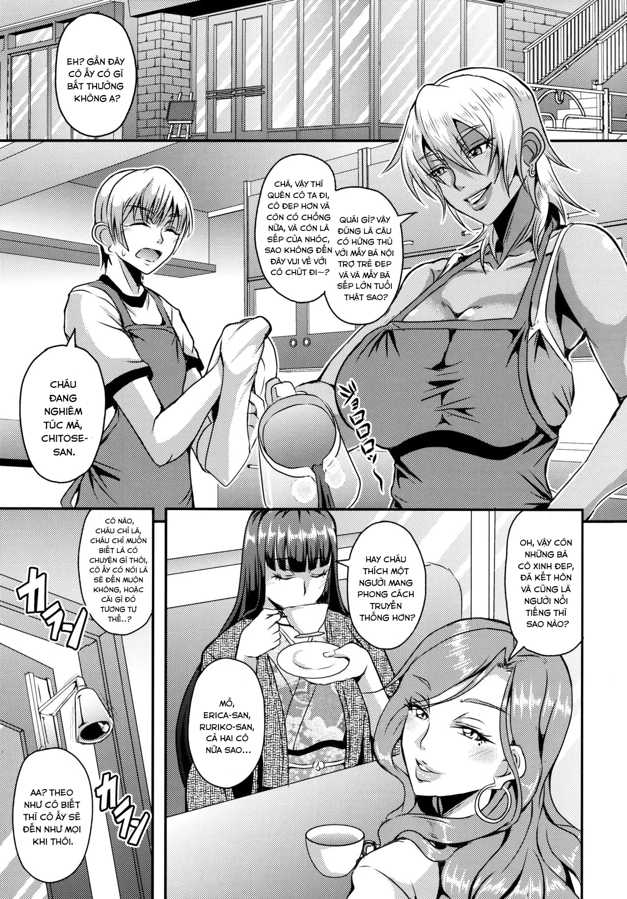 HentaiVN.net - Ảnh 4 - Cô nội trợ nhà bên là succubus [Oku-sama wa Succubus] - Oneshot