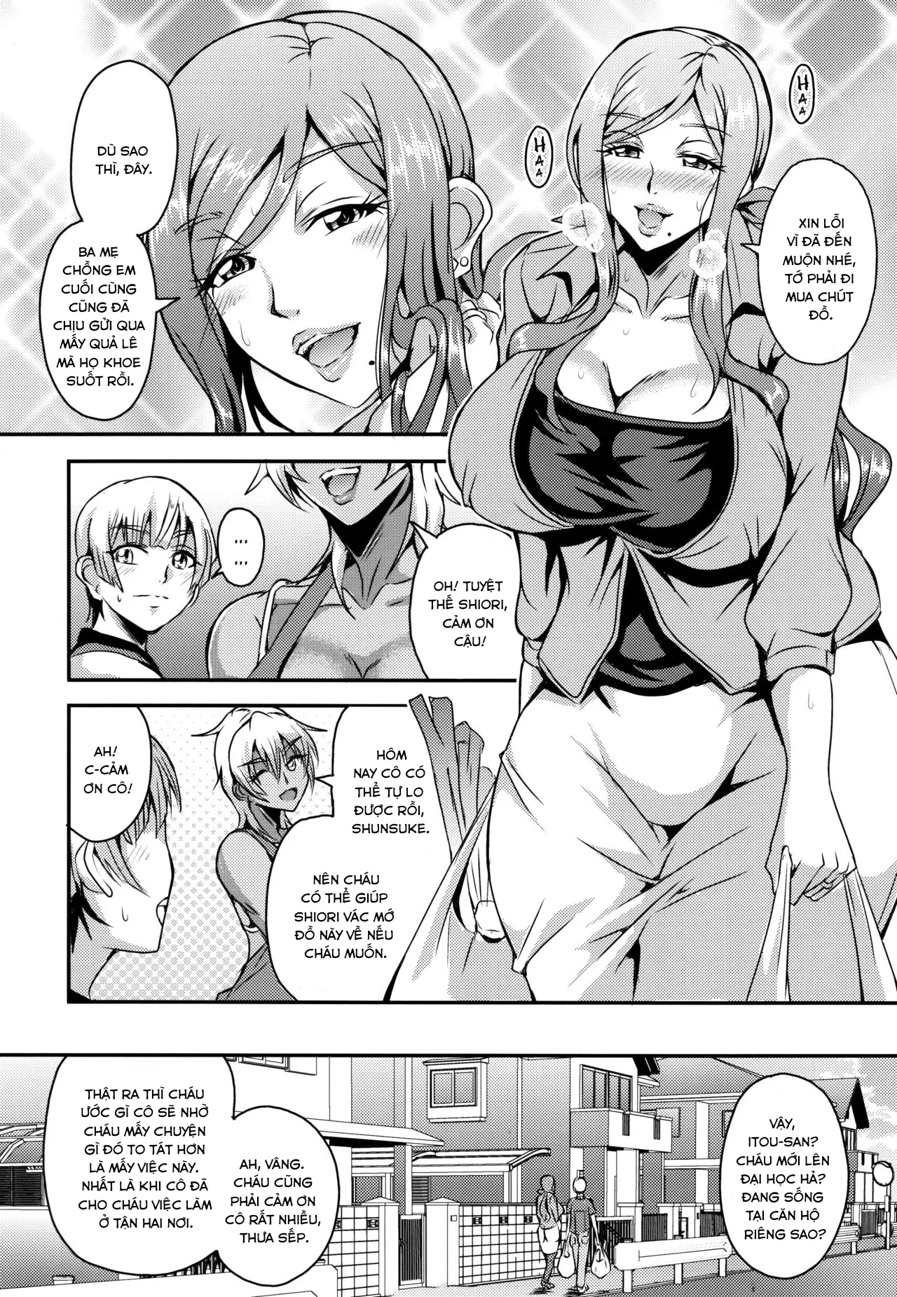 HentaiVN.net - Ảnh 5 - Cô nội trợ nhà bên là succubus [Oku-sama wa Succubus] - Oneshot
