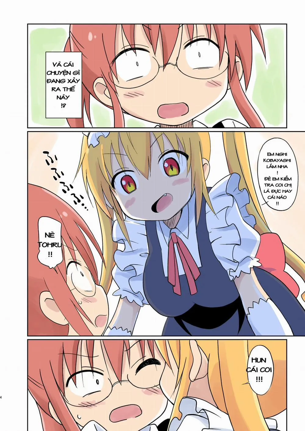 HentaiVN.net - Ảnh 4 - Magejun 40 (Kobayashi-san-chi no Maid Dragon) - Oneshot