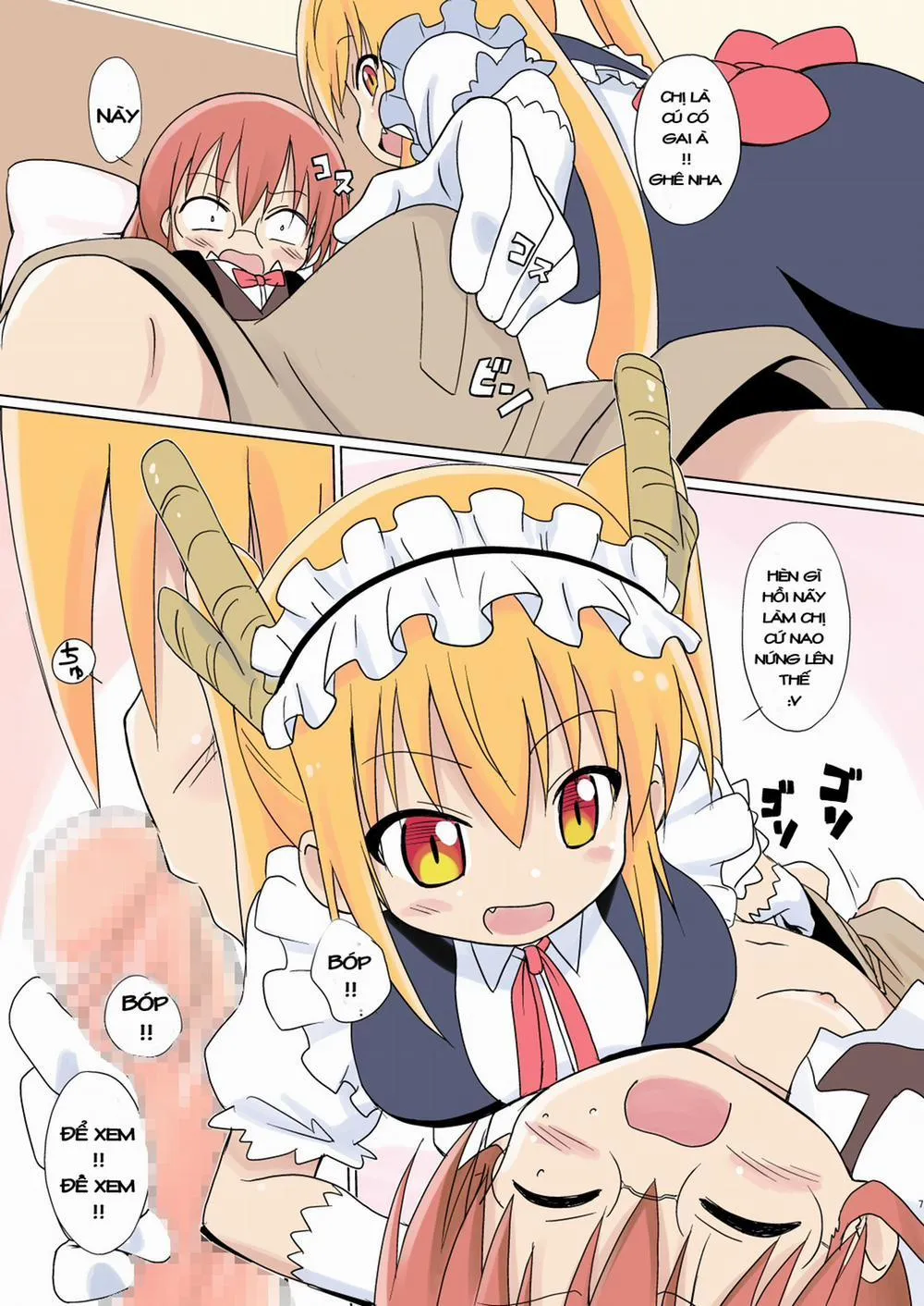 HentaiVN.net - Ảnh 7 - Magejun 40 (Kobayashi-san-chi no Maid Dragon) - Oneshot