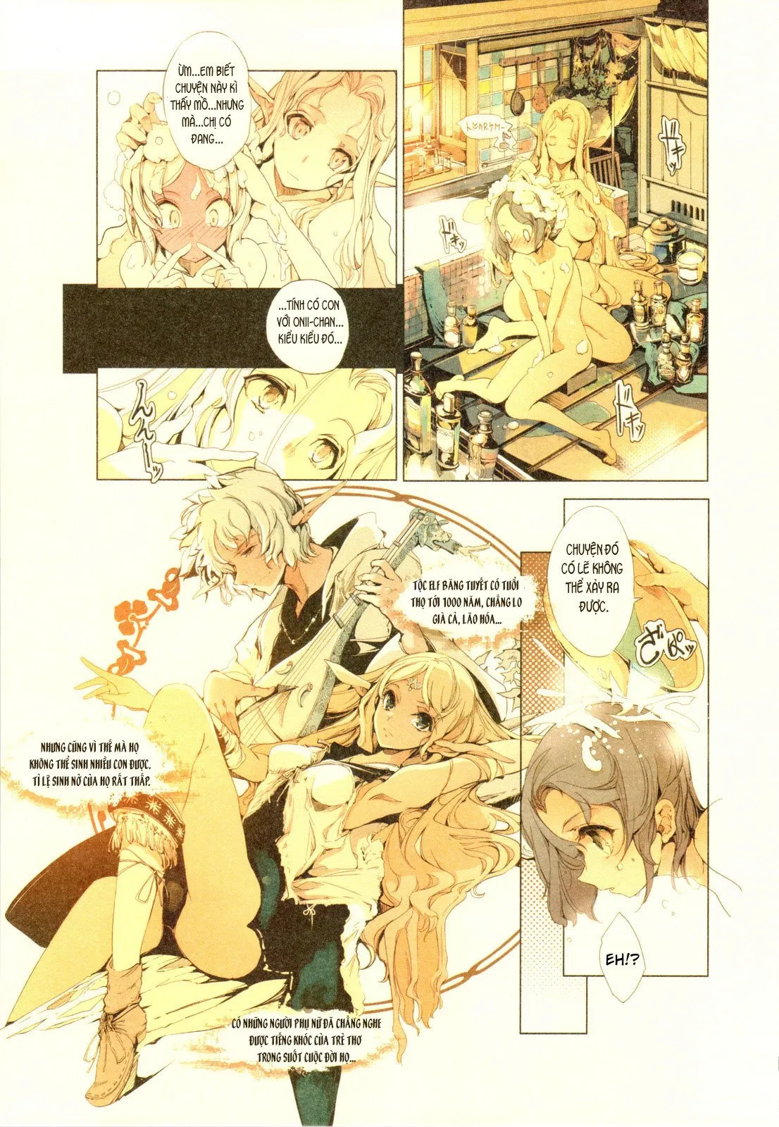 HentaiVN.net - Ảnh 12 - Cô Vợ Yêu Tinh [Elven Bride] - Tiền Truyện: Kanaya x Norn