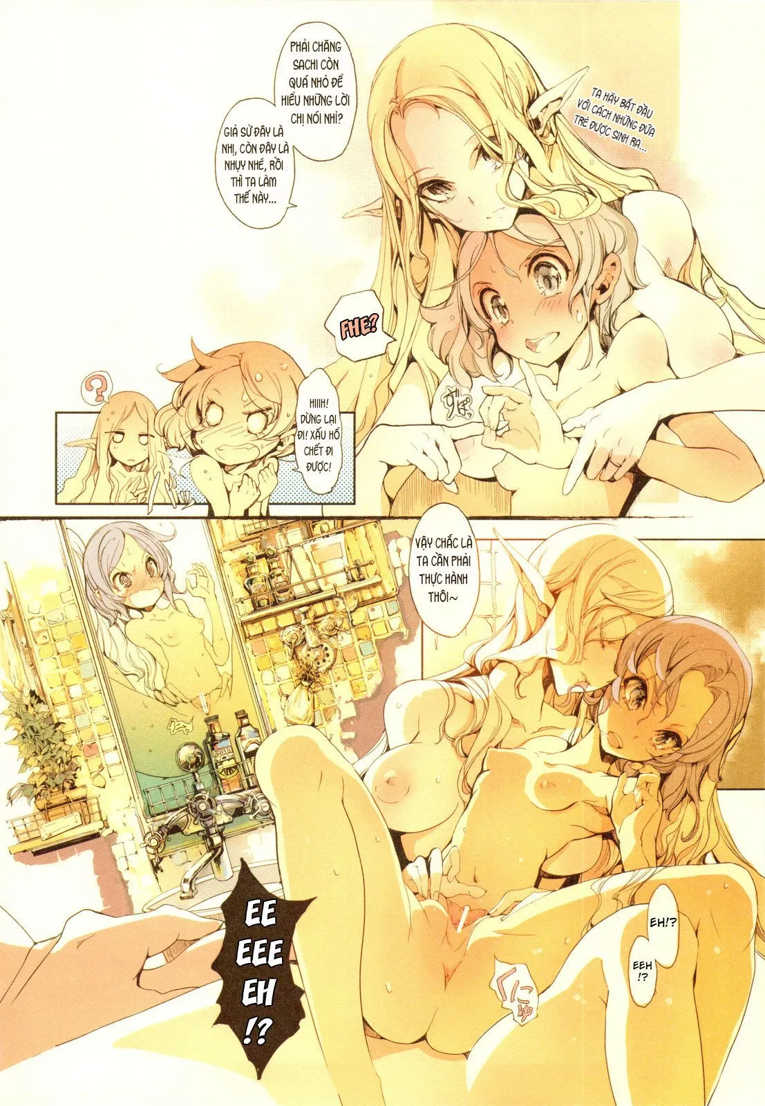 HentaiVN.net - Ảnh 13 - Cô Vợ Yêu Tinh [Elven Bride] - Tiền Truyện: Kanaya x Norn