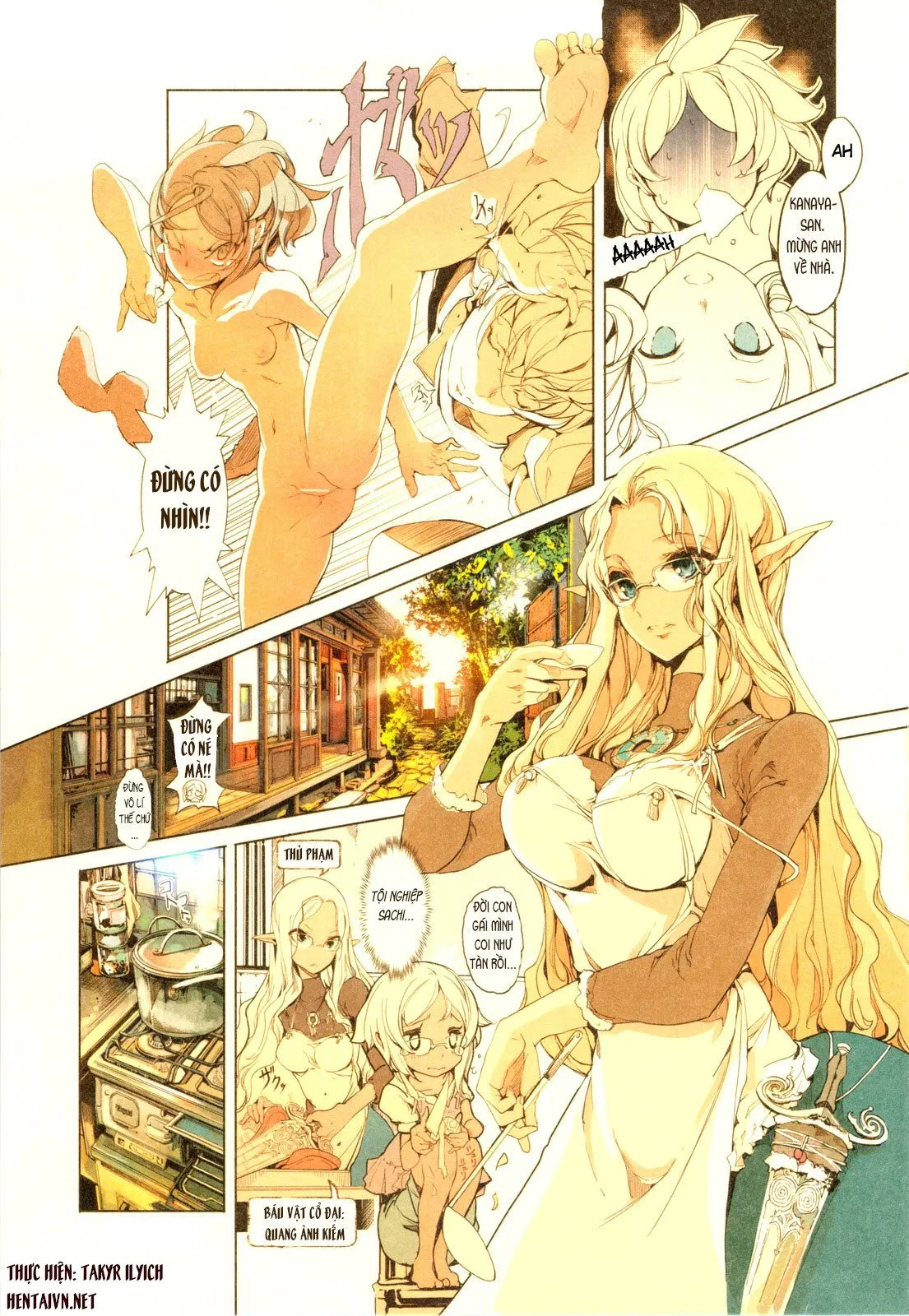 HentaiVN.net - Ảnh 16 - Cô Vợ Yêu Tinh [Elven Bride] - Tiền Truyện: Kanaya x Norn