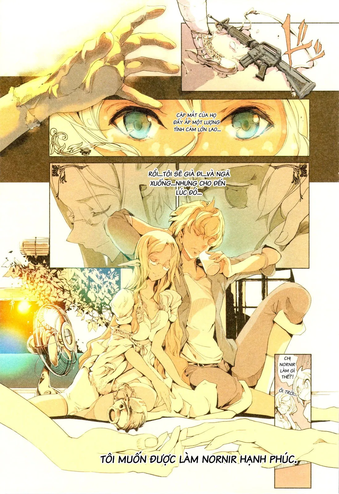 HentaiVN.net - Ảnh 20 - Cô Vợ Yêu Tinh [Elven Bride] - Tiền Truyện: Kanaya x Norn