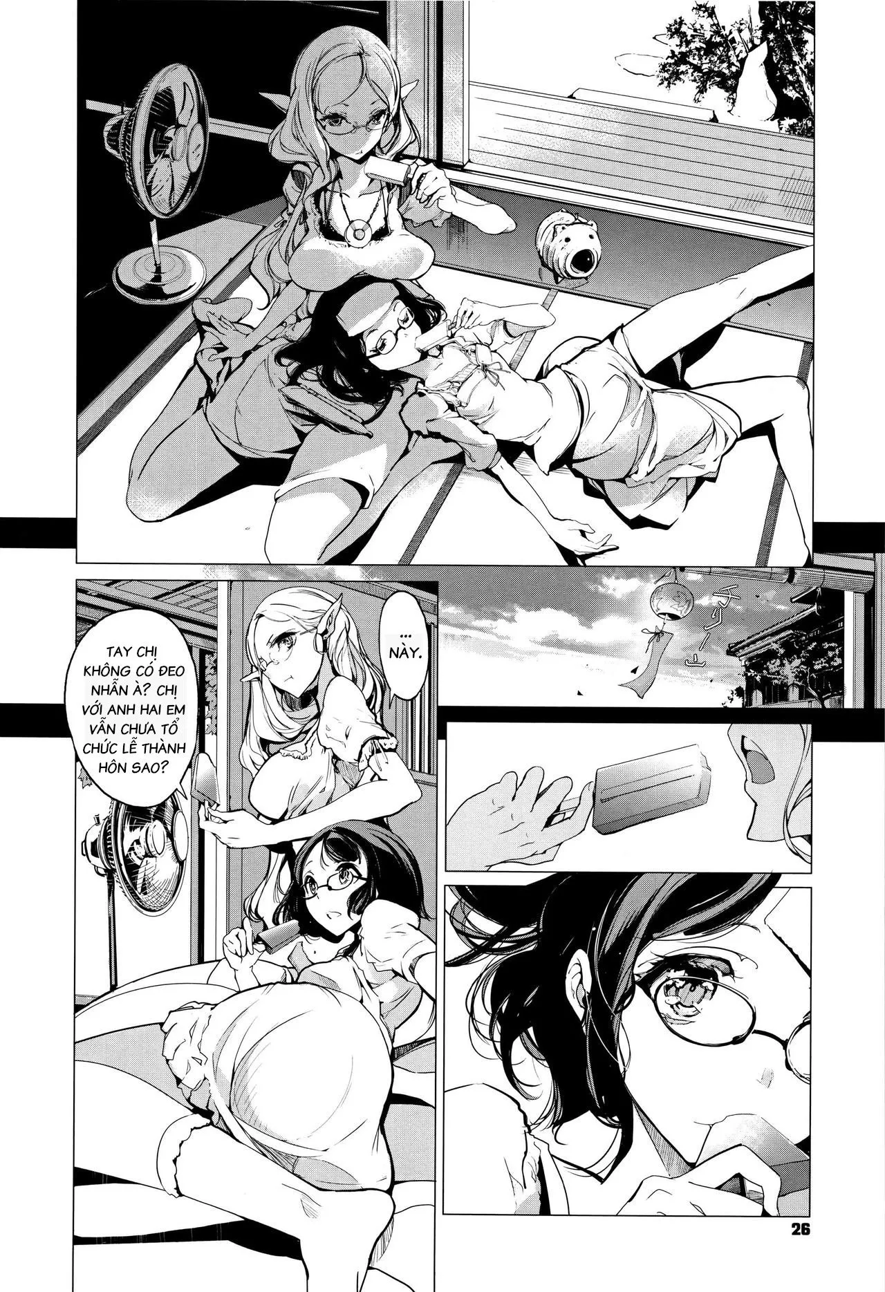 HentaiVN.net - Ảnh 9 - Cô Vợ Yêu Tinh [Elven Bride] - Chap 1