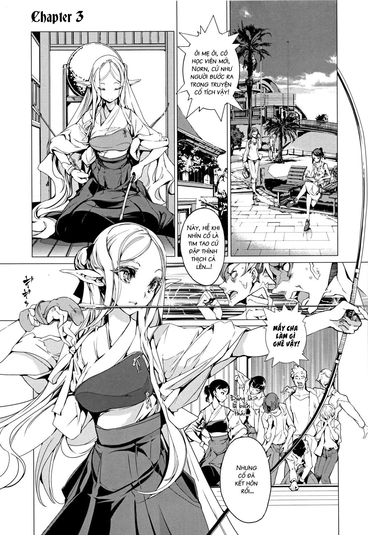 HentaiVN.net - Ảnh 3 - Cô Vợ Yêu Tinh [Elven Bride] - Chap 3