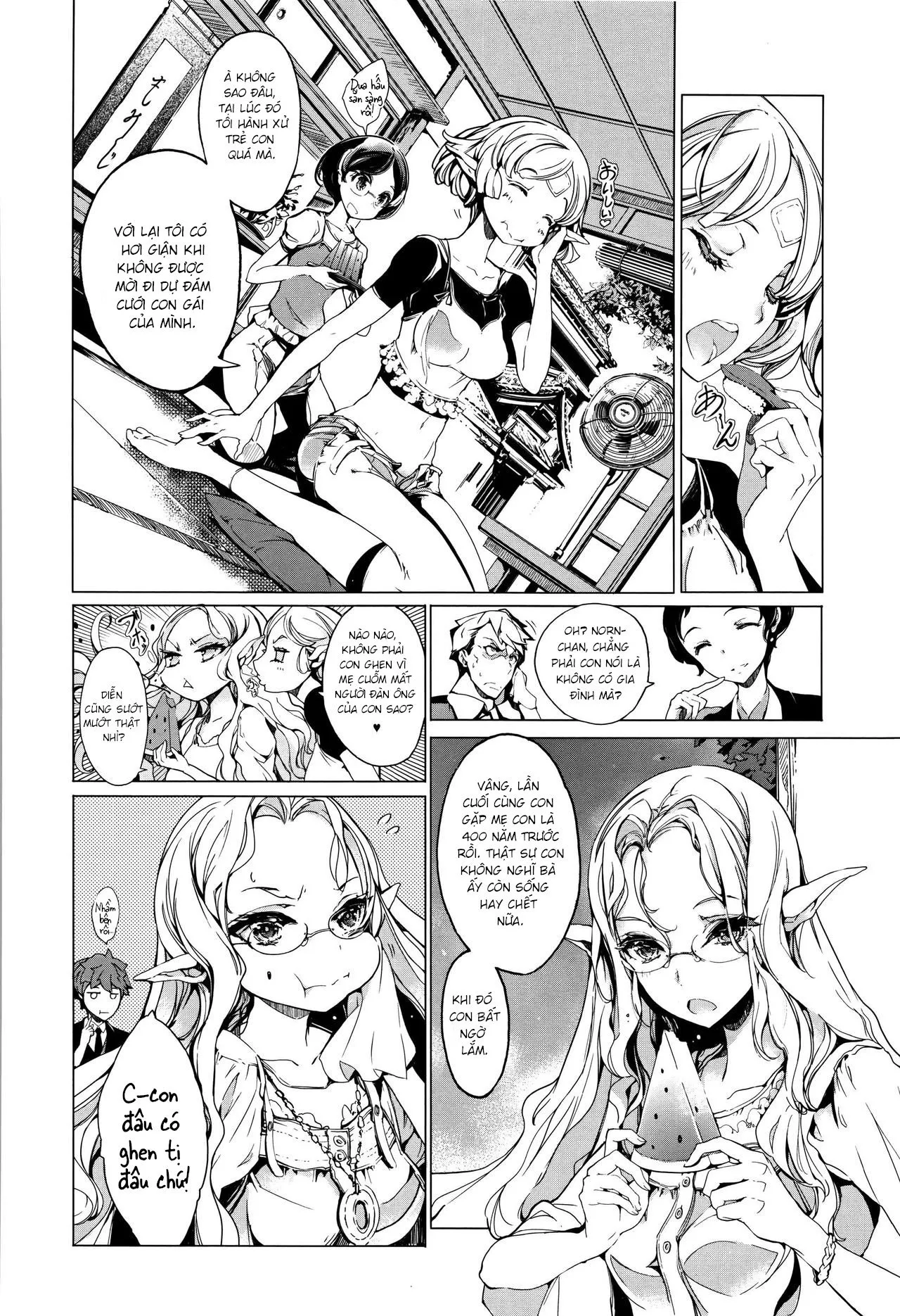 HentaiVN.net - Ảnh 37 - Cô Vợ Yêu Tinh [Elven Bride] - Chap 5
