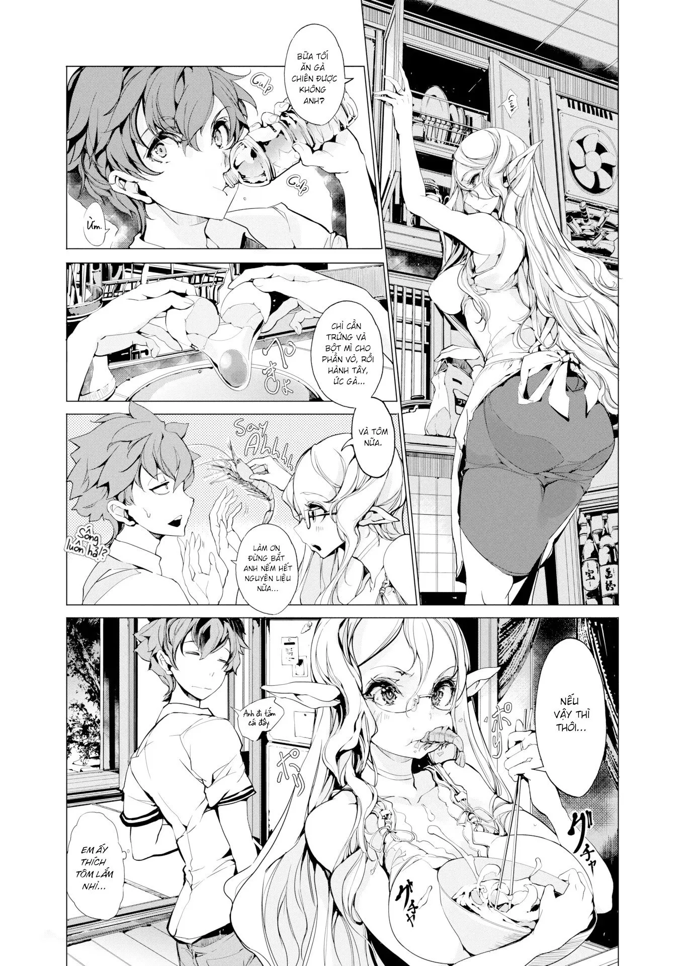 HentaiVN.net - Ảnh 6 - Cô Vợ Yêu Tinh [Elven Bride] - Chap 6