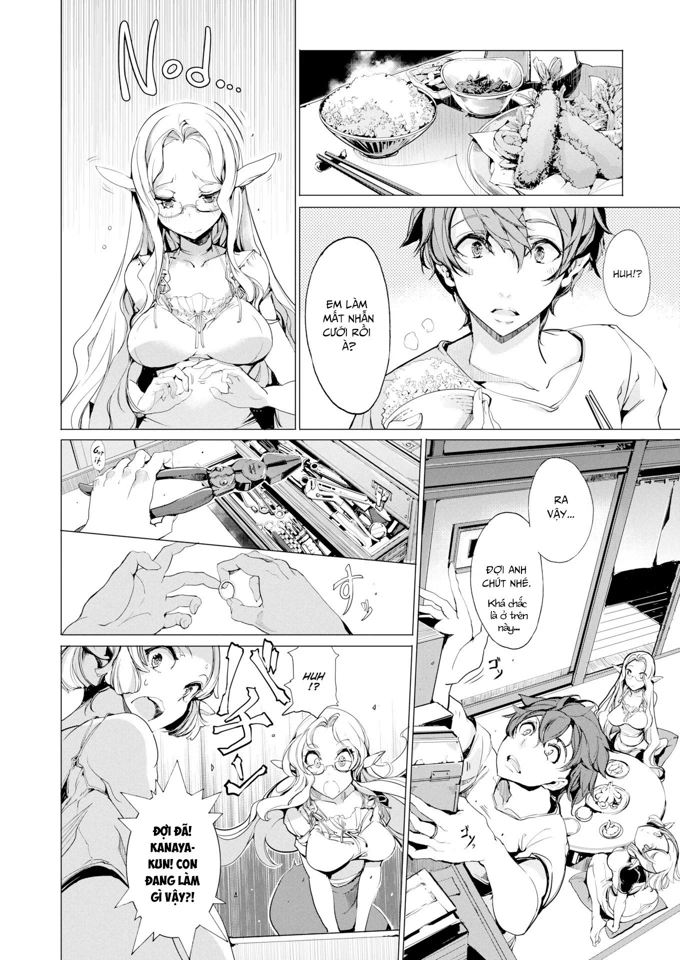 HentaiVN.net - Ảnh 13 - Cô Vợ Yêu Tinh [Elven Bride] - Chap 7 - Final
