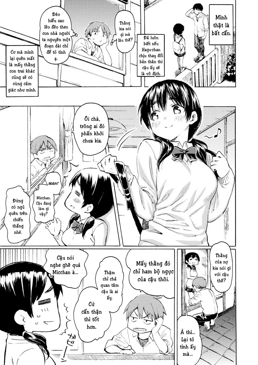 HentaiVN.net - Ảnh 10 - Your Song [Waiting For Summer; Bitterness of Adolescence; Next-Door to Happiness; Mid-life Medicine; Bouquet for a Sunny Day; Megumi's Fruits; Springtime Cow Rearing; Memorial Flower Garden; Canary Hill; The Electric Sheep of the End] - Chap 3: Next-Door to Happiness