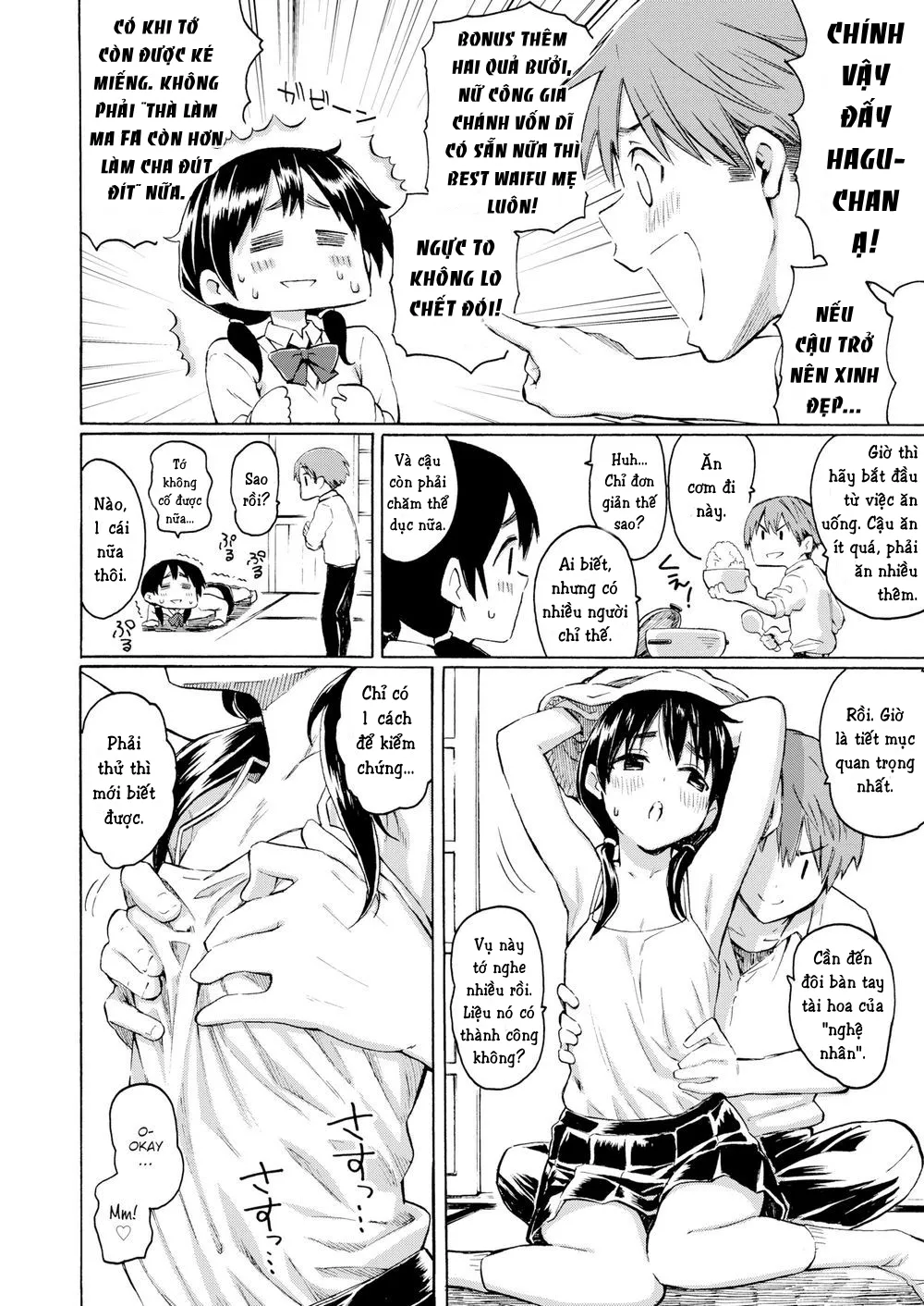 HentaiVN.net - Ảnh 5 - Your Song [Waiting For Summer; Bitterness of Adolescence; Next-Door to Happiness; Mid-life Medicine; Bouquet for a Sunny Day; Megumi's Fruits; Springtime Cow Rearing; Memorial Flower Garden; Canary Hill; The Electric Sheep of the End] - Chap 3: Next-Door to Happiness