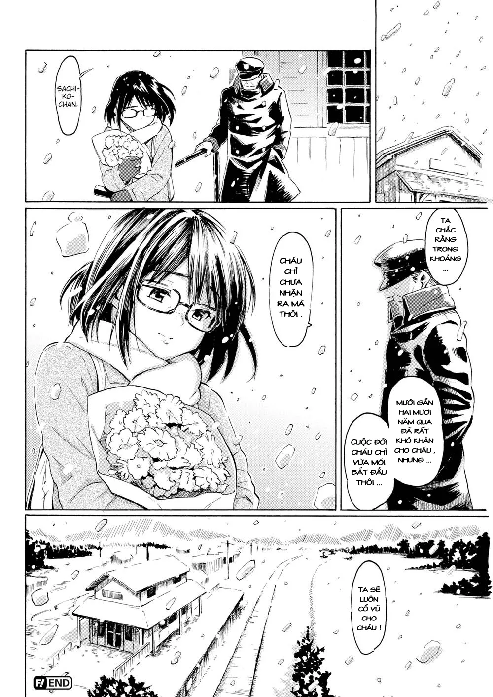HentaiVN.net - Ảnh 19 - Your Song [Waiting For Summer; Bitterness of Adolescence; Next-Door to Happiness; Mid-life Medicine; Bouquet for a Sunny Day; Megumi's Fruits; Springtime Cow Rearing; Memorial Flower Garden; Canary Hill; The Electric Sheep of the End] - Chap 5: Bouquet for a Sunny Day