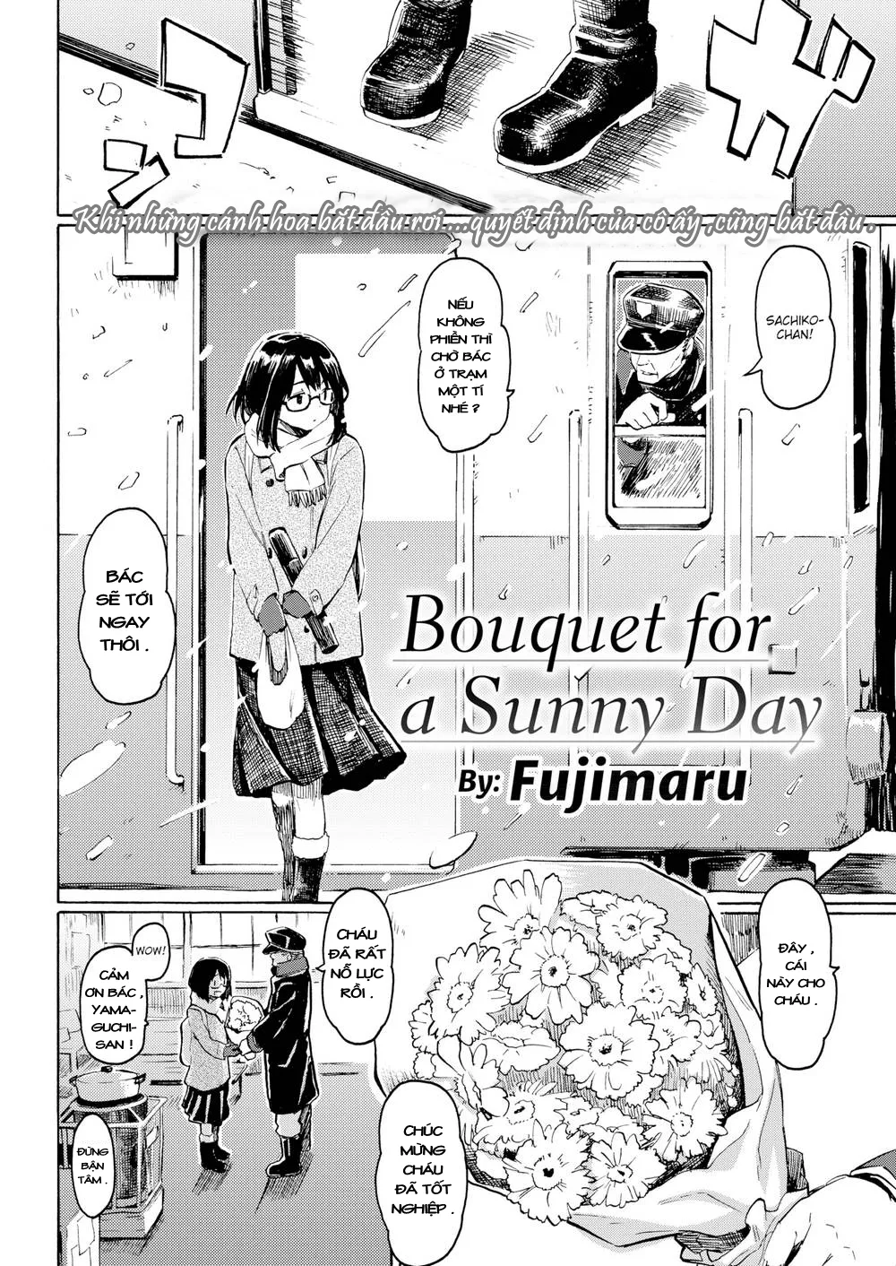 HentaiVN.net - Ảnh 3 - Your Song [Waiting For Summer; Bitterness of Adolescence; Next-Door to Happiness; Mid-life Medicine; Bouquet for a Sunny Day; Megumi's Fruits; Springtime Cow Rearing; Memorial Flower Garden; Canary Hill; The Electric Sheep of the End] - Chap 5: Bouquet for a Sunny Day