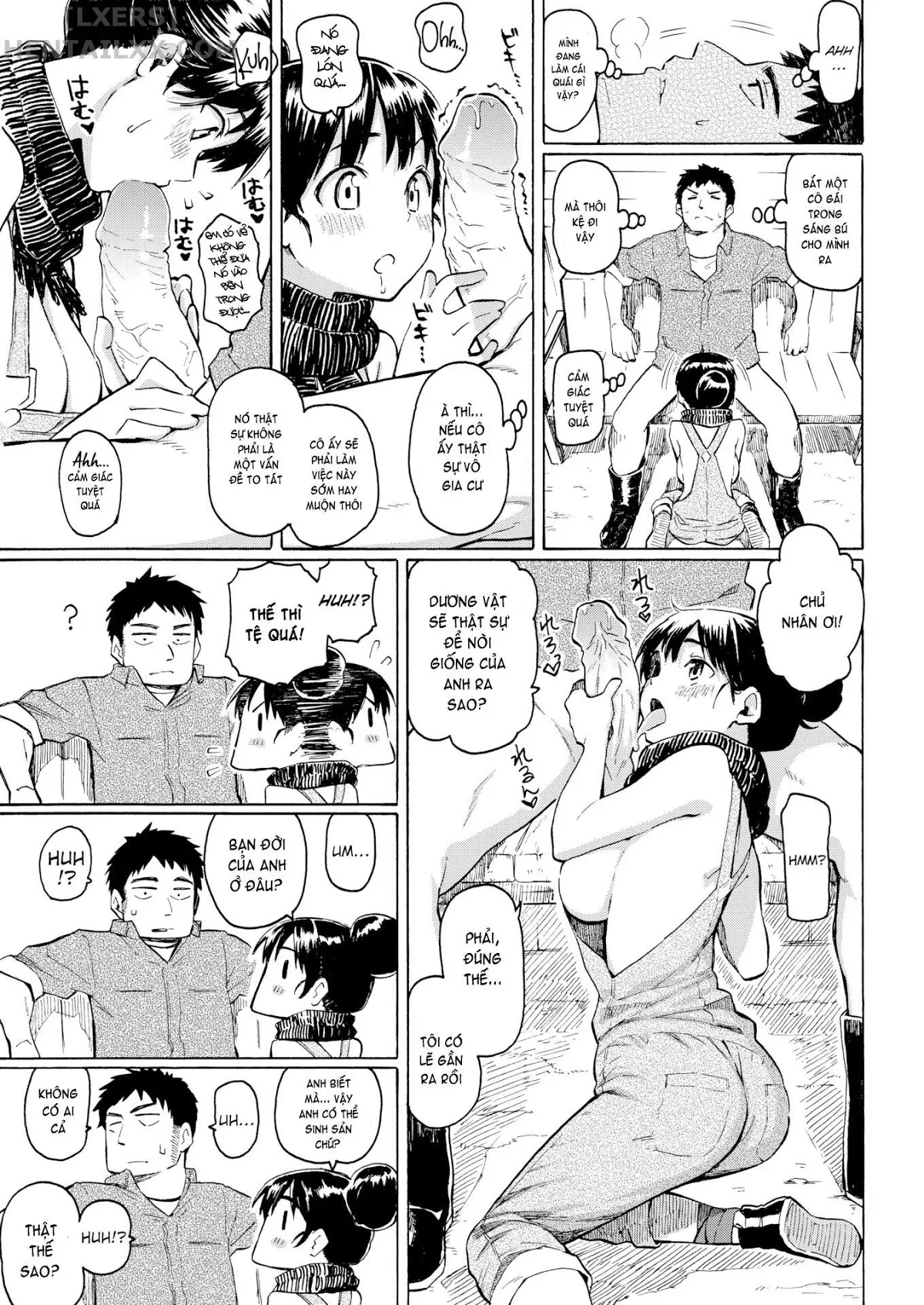 HentaiVN.net - Ảnh 8 - Your Song [Waiting For Summer; Bitterness of Adolescence; Next-Door to Happiness; Mid-life Medicine; Bouquet for a Sunny Day; Megumi's Fruits; Springtime Cow Rearing; Memorial Flower Garden; Canary Hill; The Electric Sheep of the End] - Chap 7: Springtime Cow Rearing