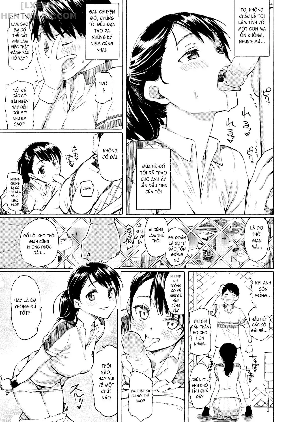 HentaiVN.net - Ảnh 6 - Your Song [Waiting For Summer; Bitterness of Adolescence; Next-Door to Happiness; Mid-life Medicine; Bouquet for a Sunny Day; Megumi's Fruits; Springtime Cow Rearing; Memorial Flower Garden; Canary Hill; The Electric Sheep of the End] - Chap 8: Memorial Flower Garden