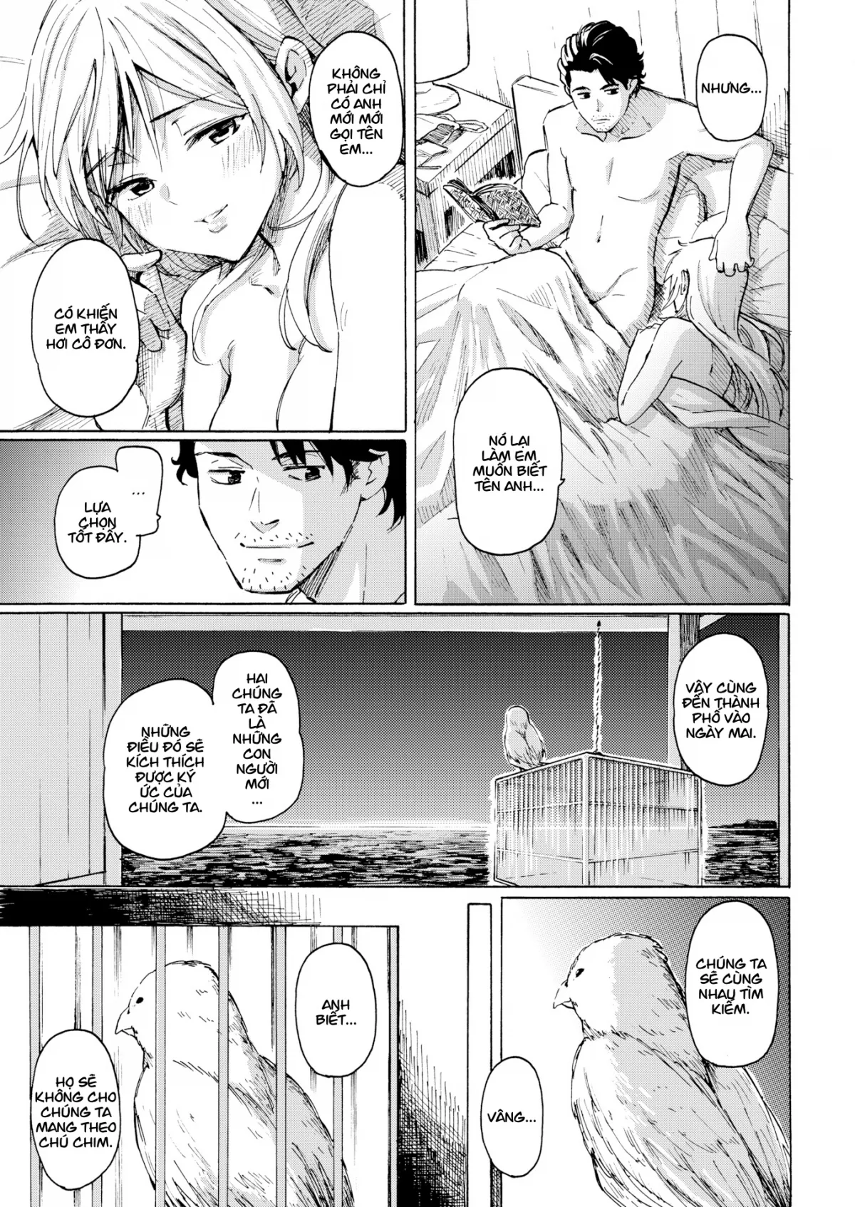 HentaiVN.net - Ảnh 20 - Your Song [Waiting For Summer; Bitterness of Adolescence; Next-Door to Happiness; Mid-life Medicine; Bouquet for a Sunny Day; Megumi's Fruits; Springtime Cow Rearing; Memorial Flower Garden; Canary Hill; The Electric Sheep of the End] - Chap 9: Canary Hill