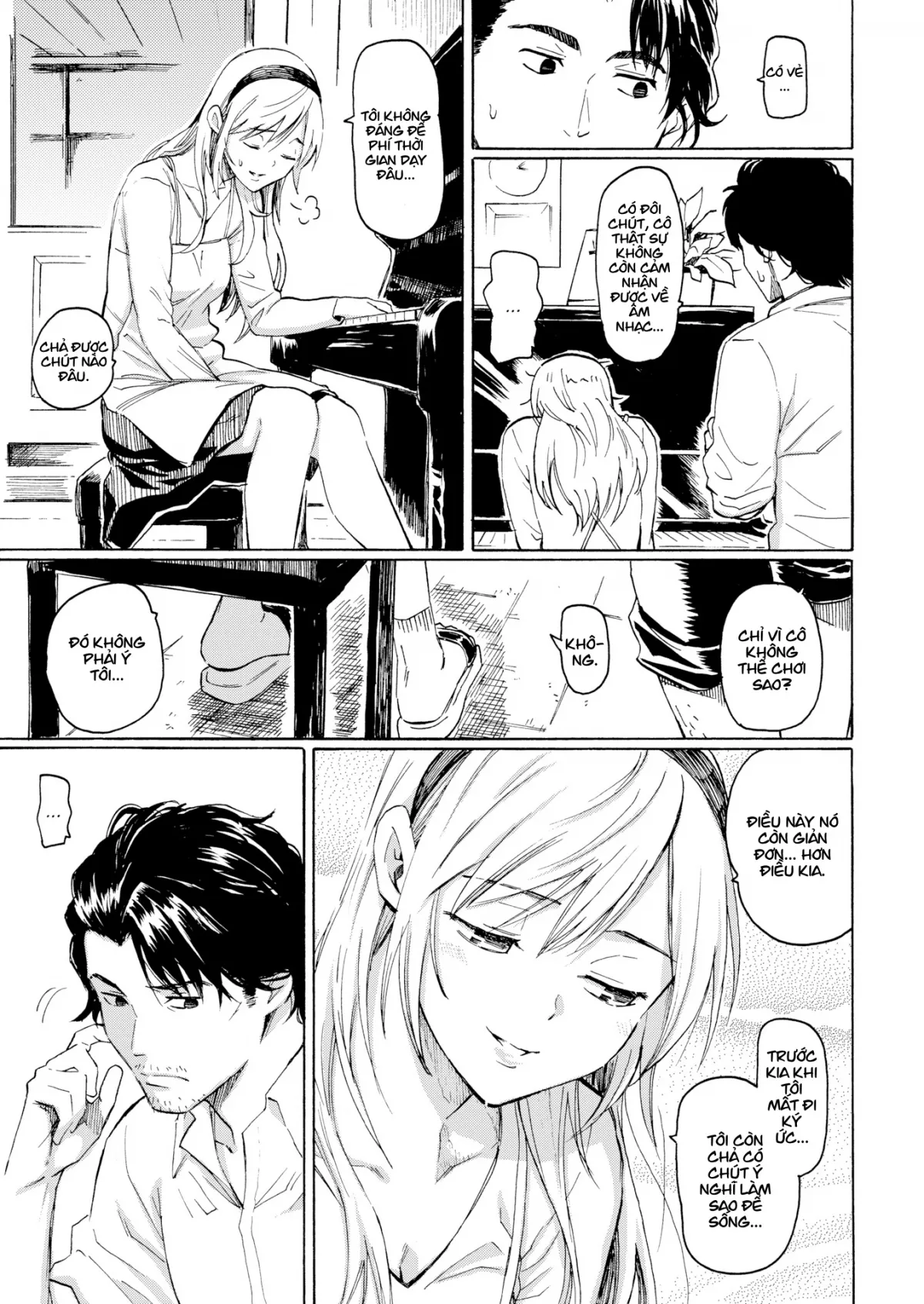 HentaiVN.net - Ảnh 8 - Your Song [Waiting For Summer; Bitterness of Adolescence; Next-Door to Happiness; Mid-life Medicine; Bouquet for a Sunny Day; Megumi's Fruits; Springtime Cow Rearing; Memorial Flower Garden; Canary Hill; The Electric Sheep of the End] - Chap 9: Canary Hill