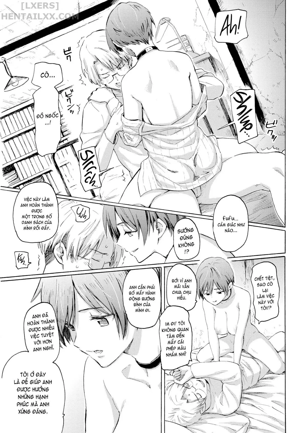 HentaiVN.net - Ảnh 14 - Your Song [Waiting For Summer; Bitterness of Adolescence; Next-Door to Happiness; Mid-life Medicine; Bouquet for a Sunny Day; Megumi's Fruits; Springtime Cow Rearing; Memorial Flower Garden; Canary Hill; The Electric Sheep of the End] - Chap 10: The Electric Sheep of the End (Hết)