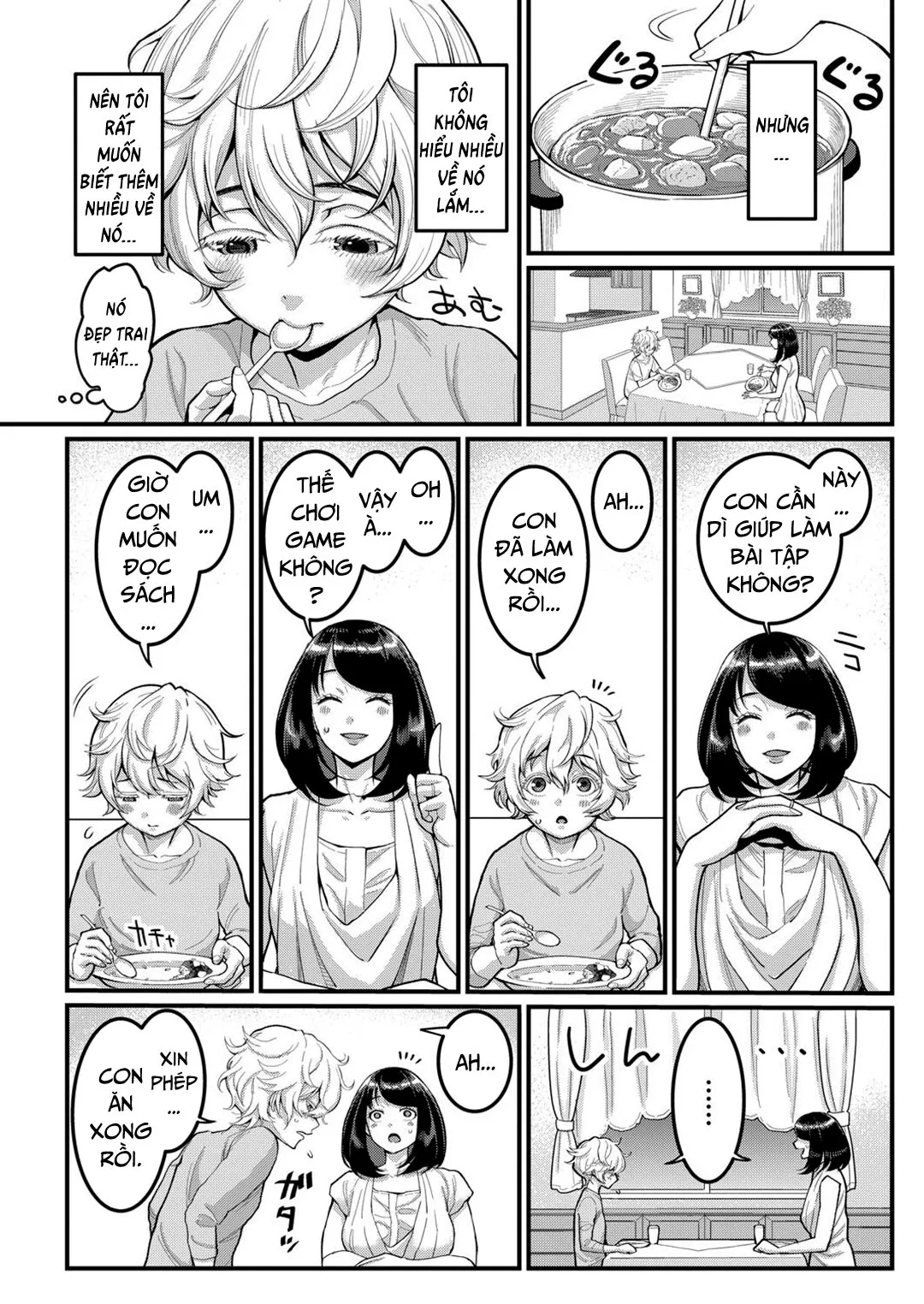 HentaiVN.net - Ảnh 5 - Dì muốn làm mẹ con [Anata no mama ni naritakute] - Chap 1