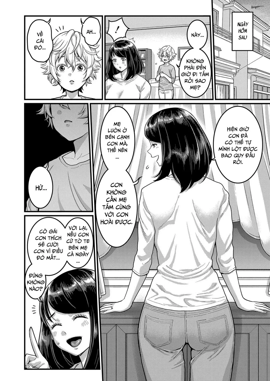 HentaiVN.net - Ảnh 5 - Dì muốn làm mẹ con [Anata no mama ni naritakute] - Chap 2