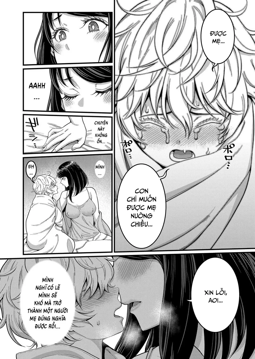 HentaiVN.net - Ảnh 9 - Dì muốn làm mẹ con [Anata no mama ni naritakute] - Chap 2