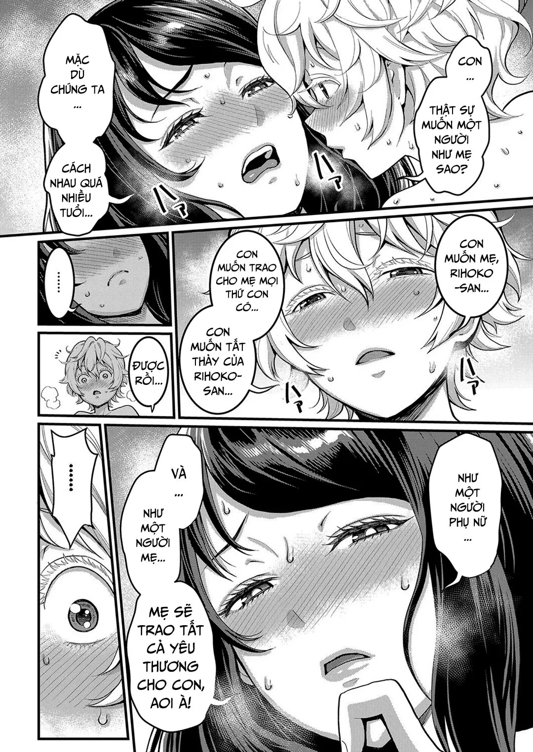 HentaiVN.net - Ảnh 19 - Dì muốn làm mẹ con [Anata no mama ni naritakute] - Chap 3