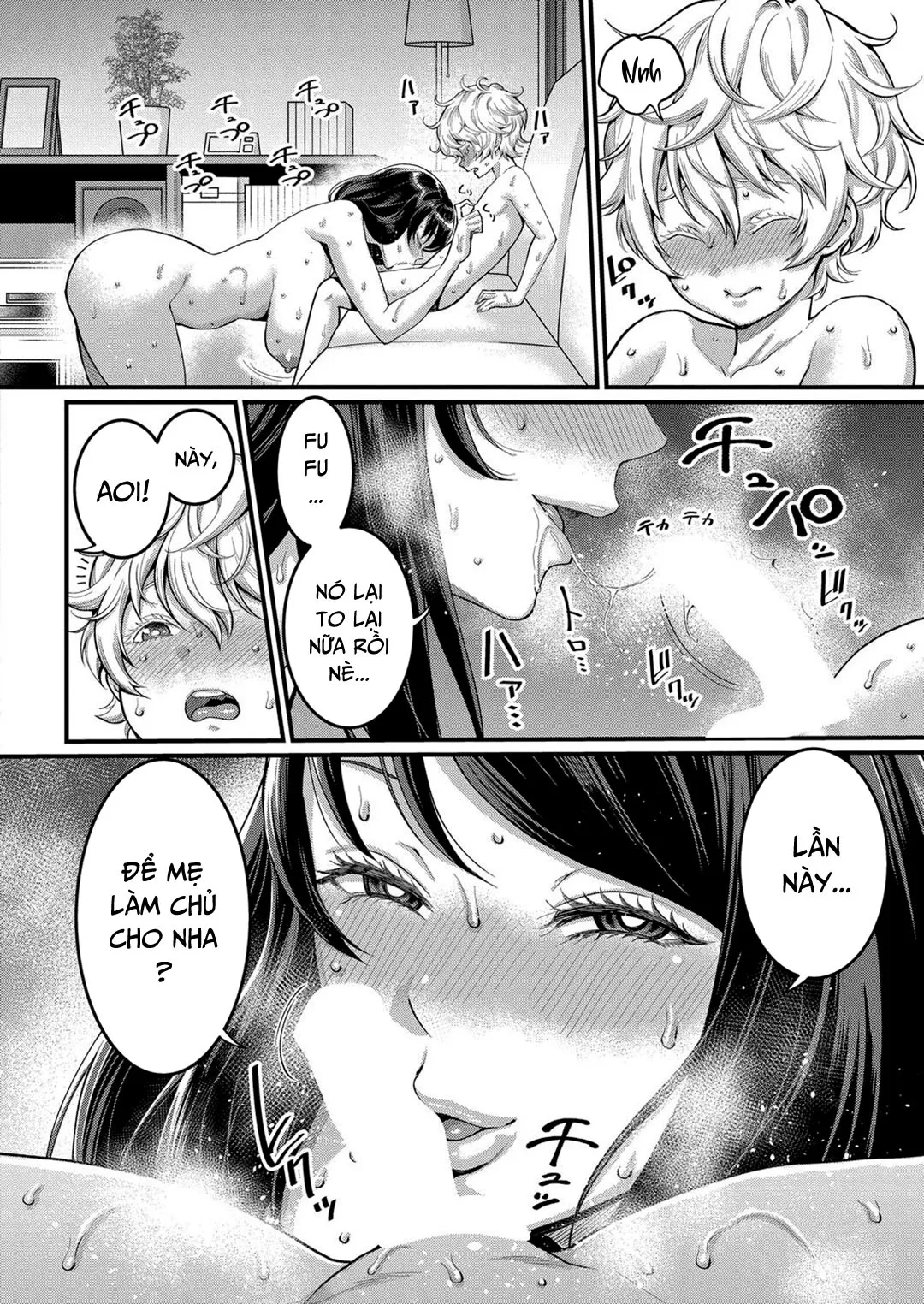 HentaiVN.net - Ảnh 19 - Dì muốn làm mẹ con [Anata no mama ni naritakute] - Chap 4 - [END]