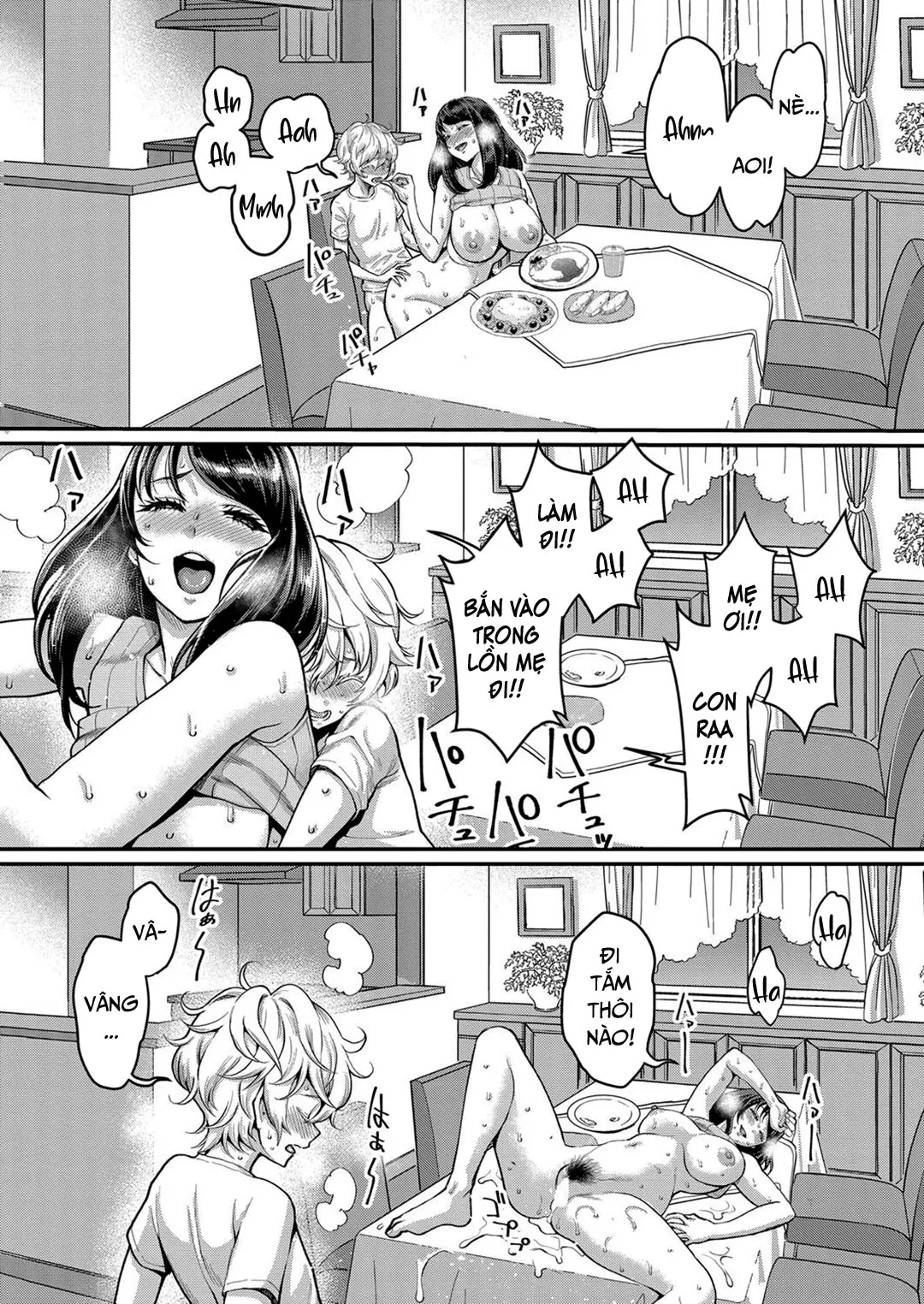 HentaiVN.net - Ảnh 4 - Dì muốn làm mẹ con [Anata no mama ni naritakute] - Chap 4 - [END]
