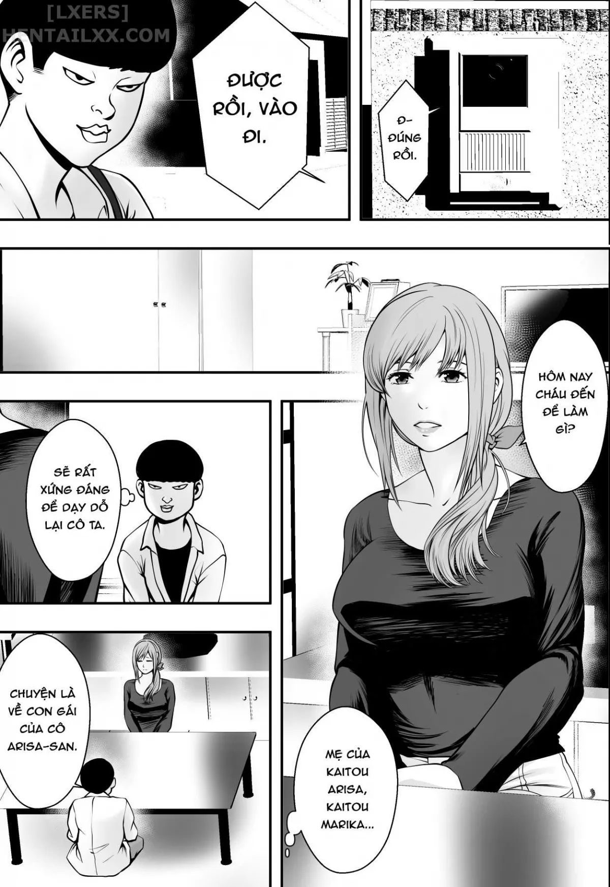 HentaiVN.net - Ảnh 11 - Mẹ thành chó, con gái thành chậu hoa. [Haha Wa Inu Nare, Musume Wa Hananare.] - Oneshot