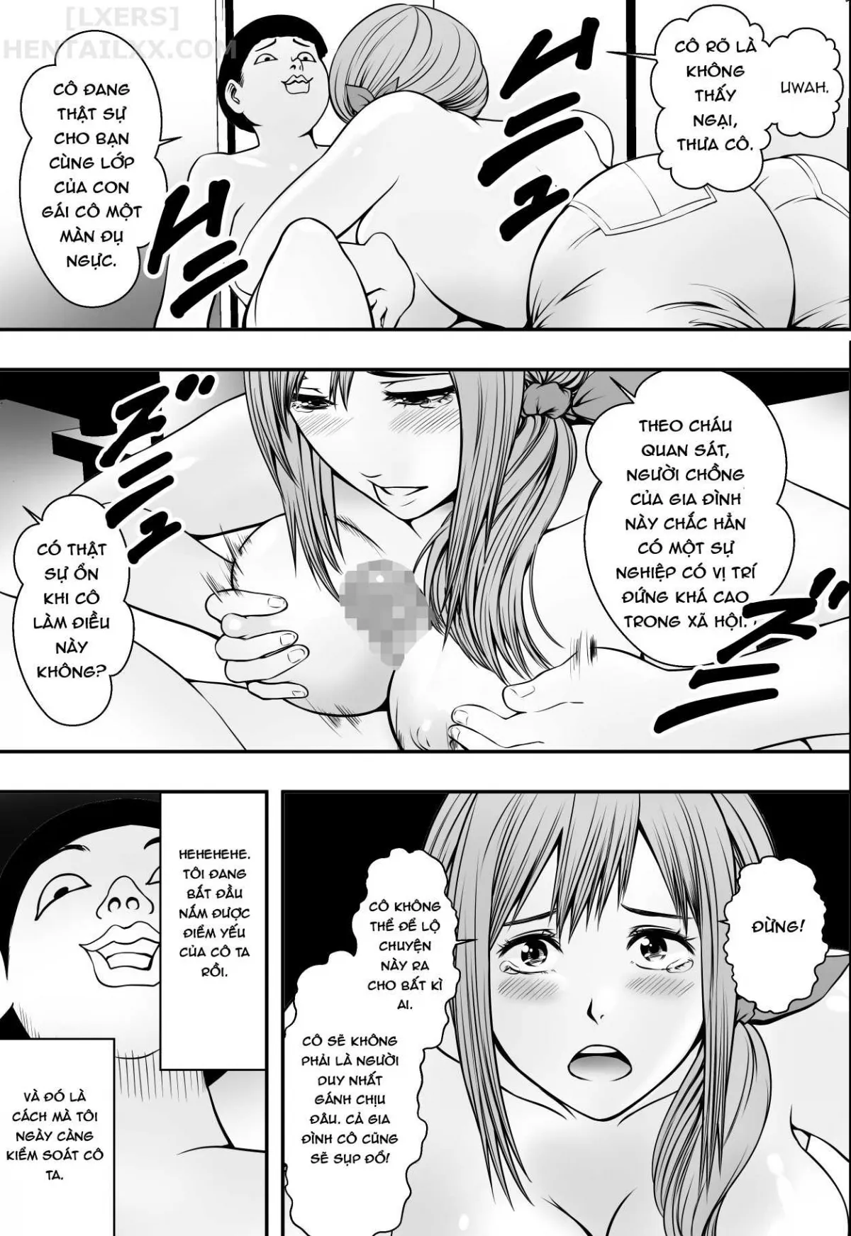 HentaiVN.net - Ảnh 17 - Mẹ thành chó, con gái thành chậu hoa. [Haha Wa Inu Nare, Musume Wa Hananare.] - Oneshot