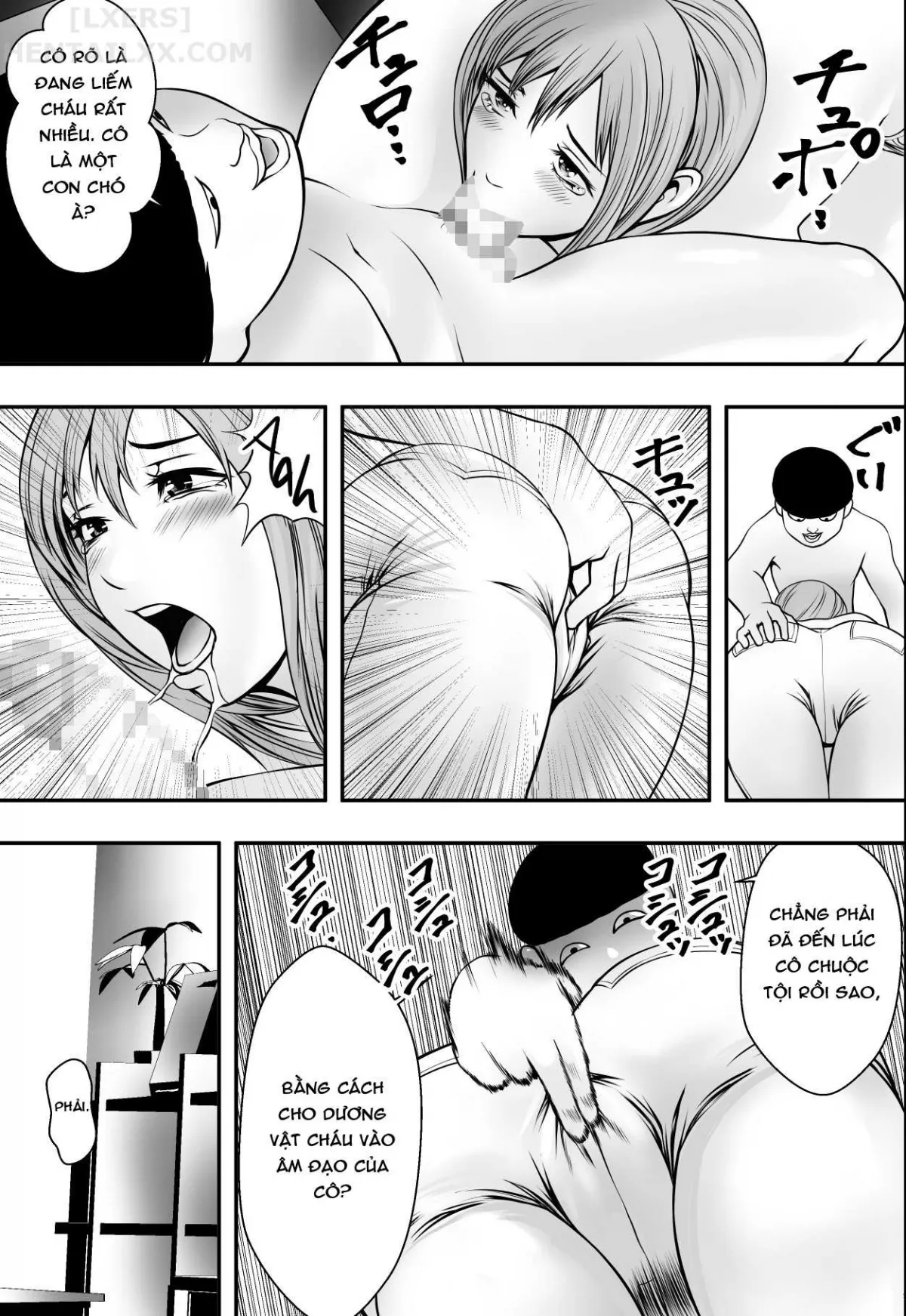 HentaiVN.net - Ảnh 19 - Mẹ thành chó, con gái thành chậu hoa. [Haha Wa Inu Nare, Musume Wa Hananare.] - Oneshot
