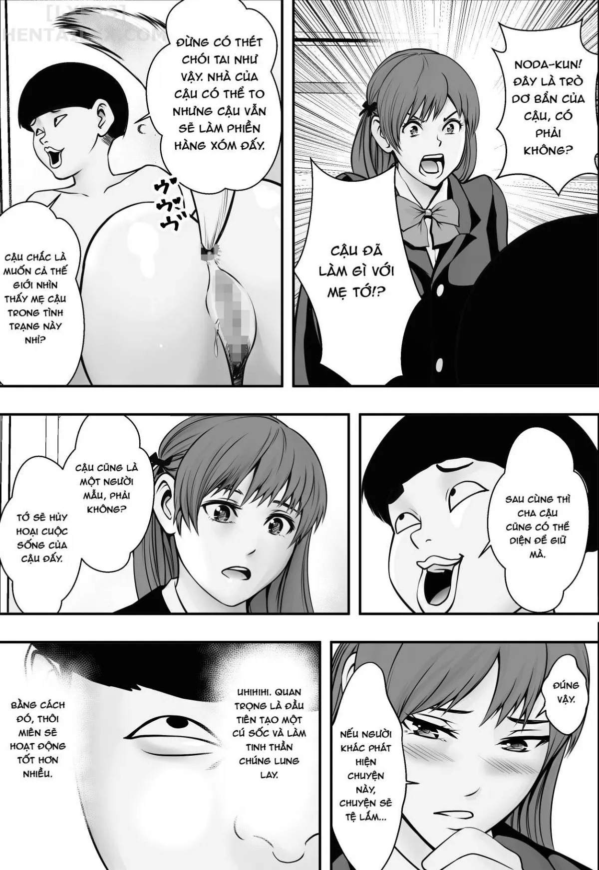 HentaiVN.net - Ảnh 29 - Mẹ thành chó, con gái thành chậu hoa. [Haha Wa Inu Nare, Musume Wa Hananare.] - Oneshot